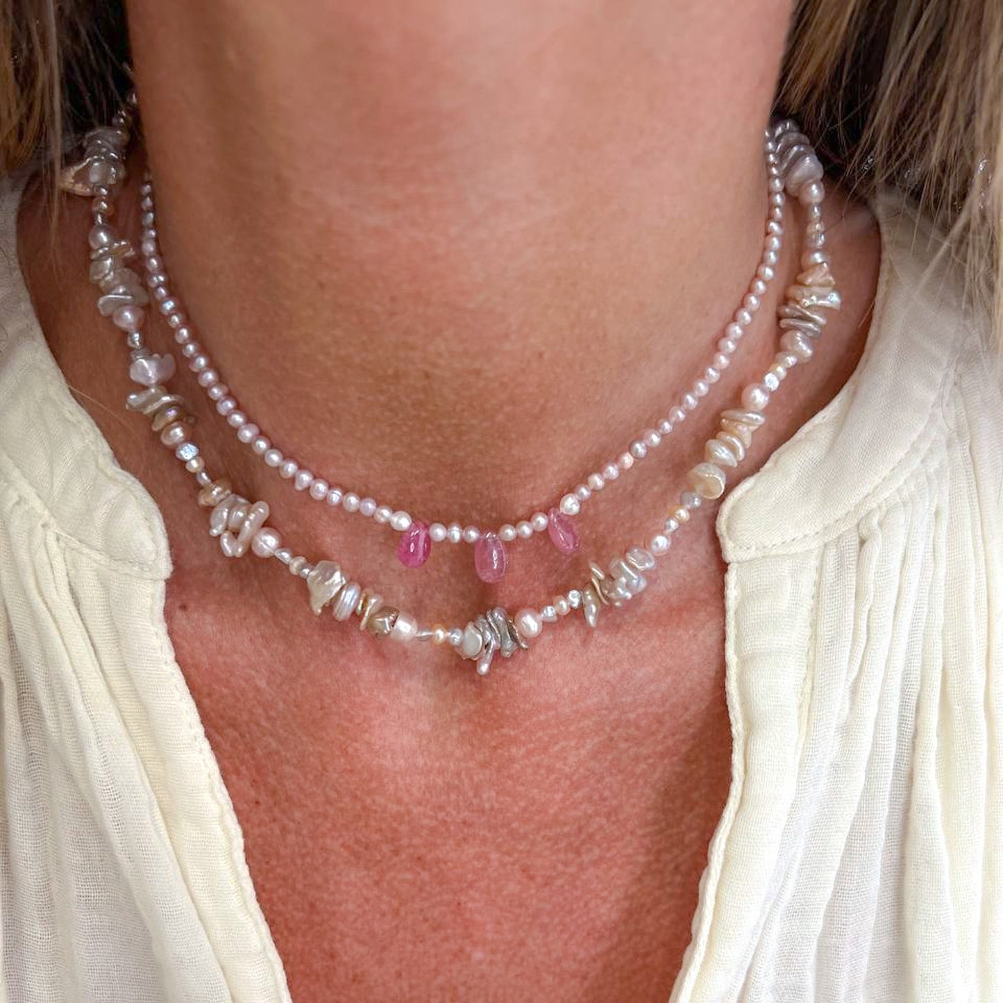 Collane perle pezzo unico