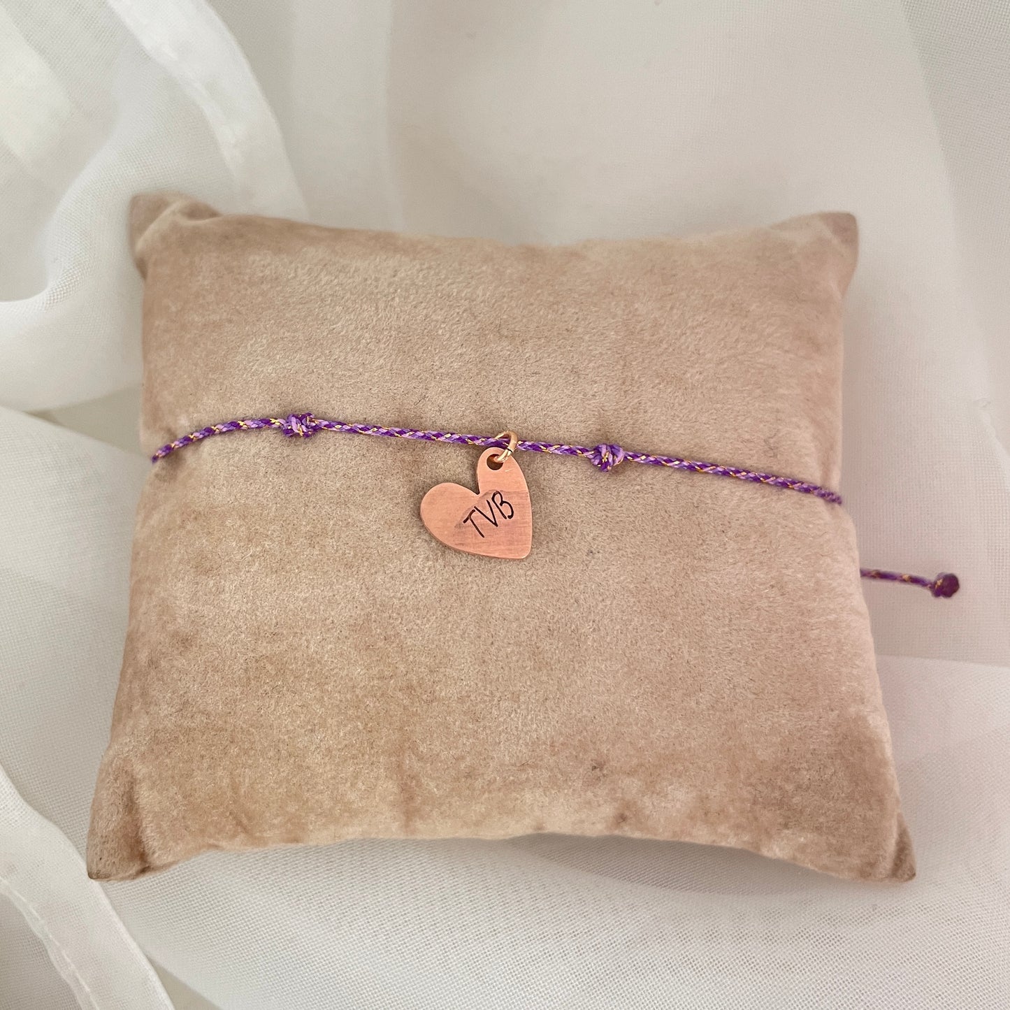 Bracciale cordino regolabile con frase emozionale - Lumiere Bijoux