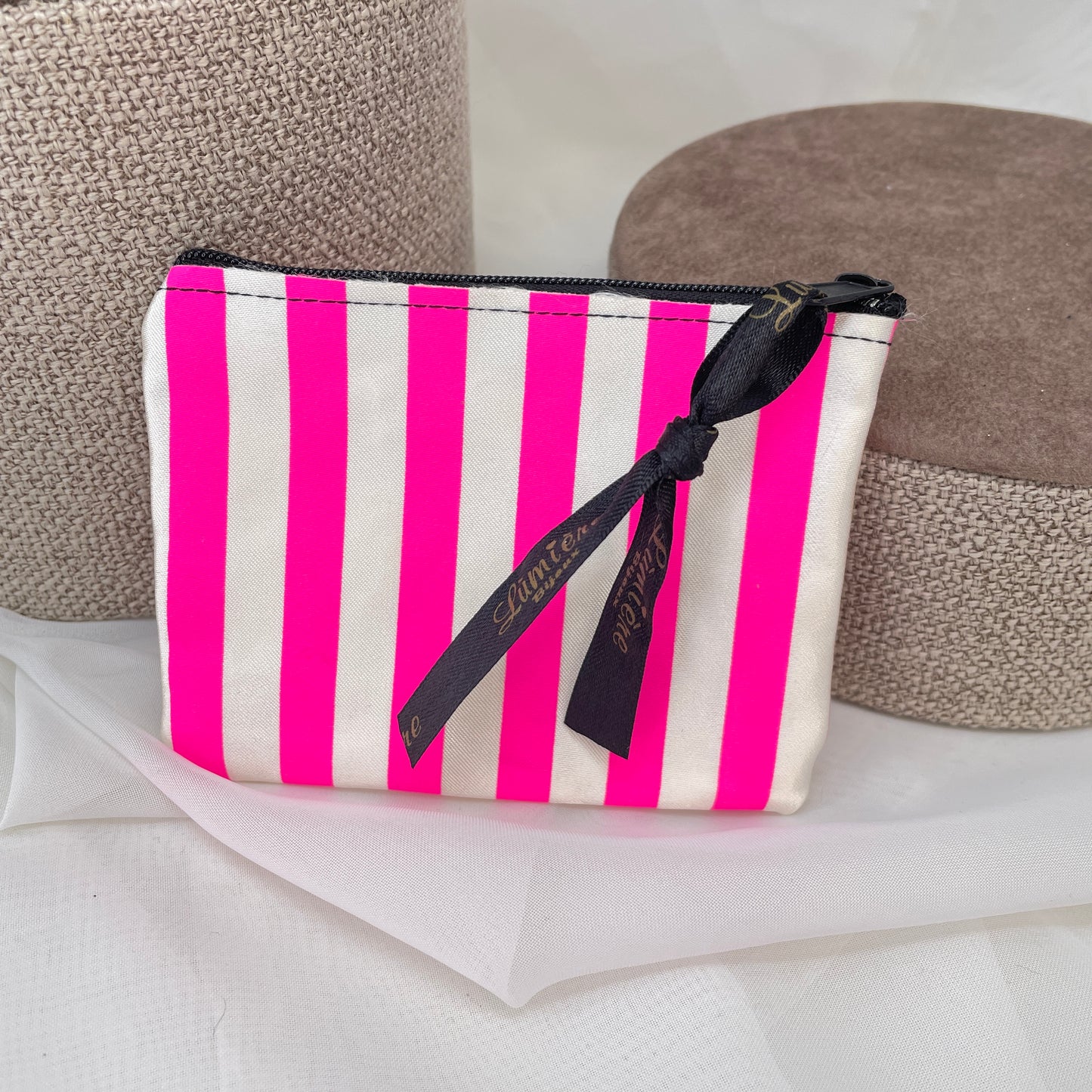 Pochette con zip Lumiere Bijoux in tessuto - Lumiere Bijoux