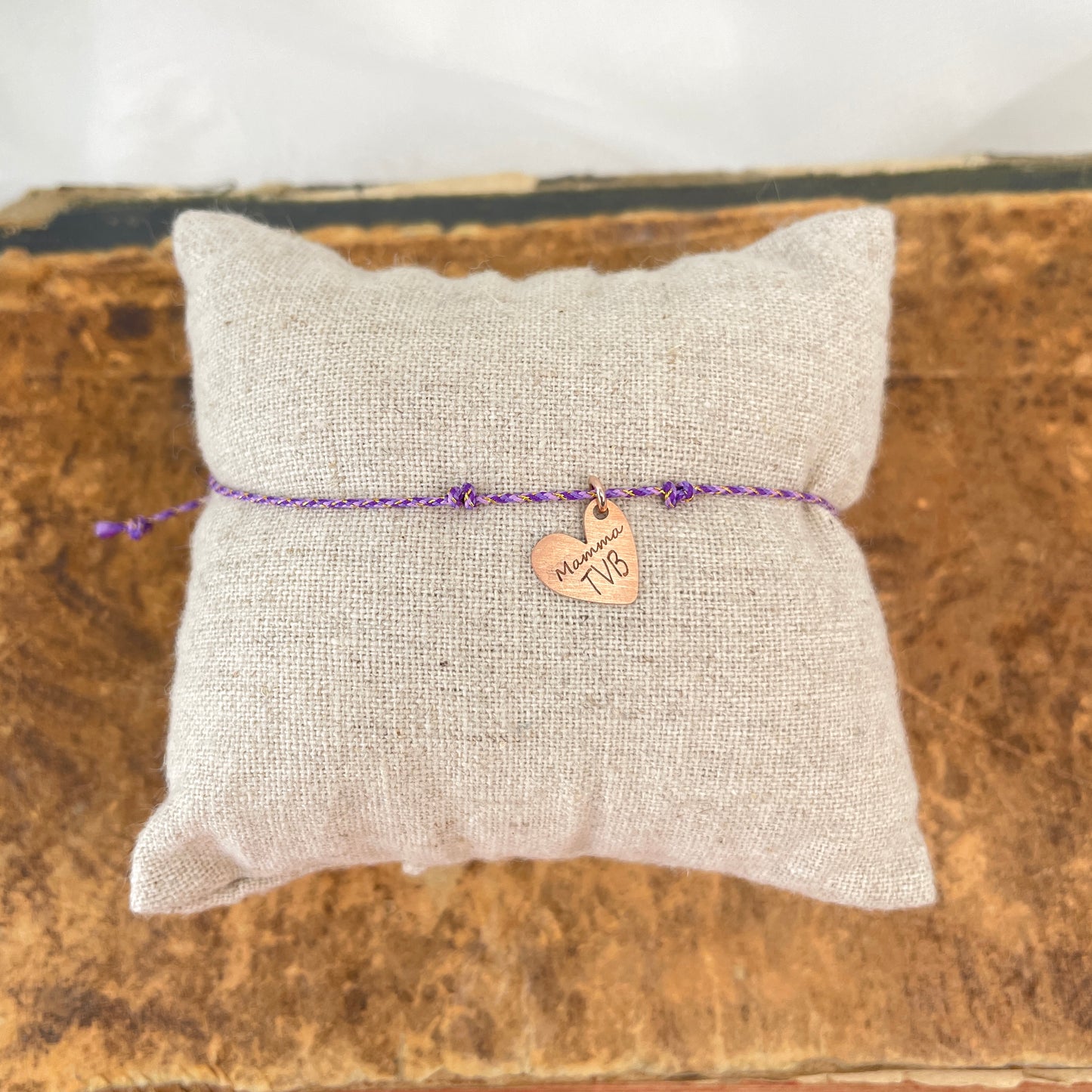 Bracciale cordino regolabile con frase emozionale - Lumiere Bijoux