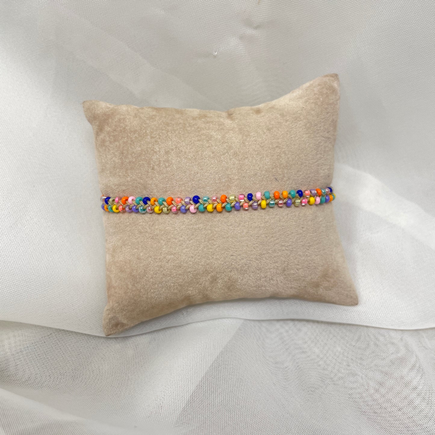 Bracciale Parigi COLORS esclusivo con perle miyuki - regolabile - Lumiere Bijoux