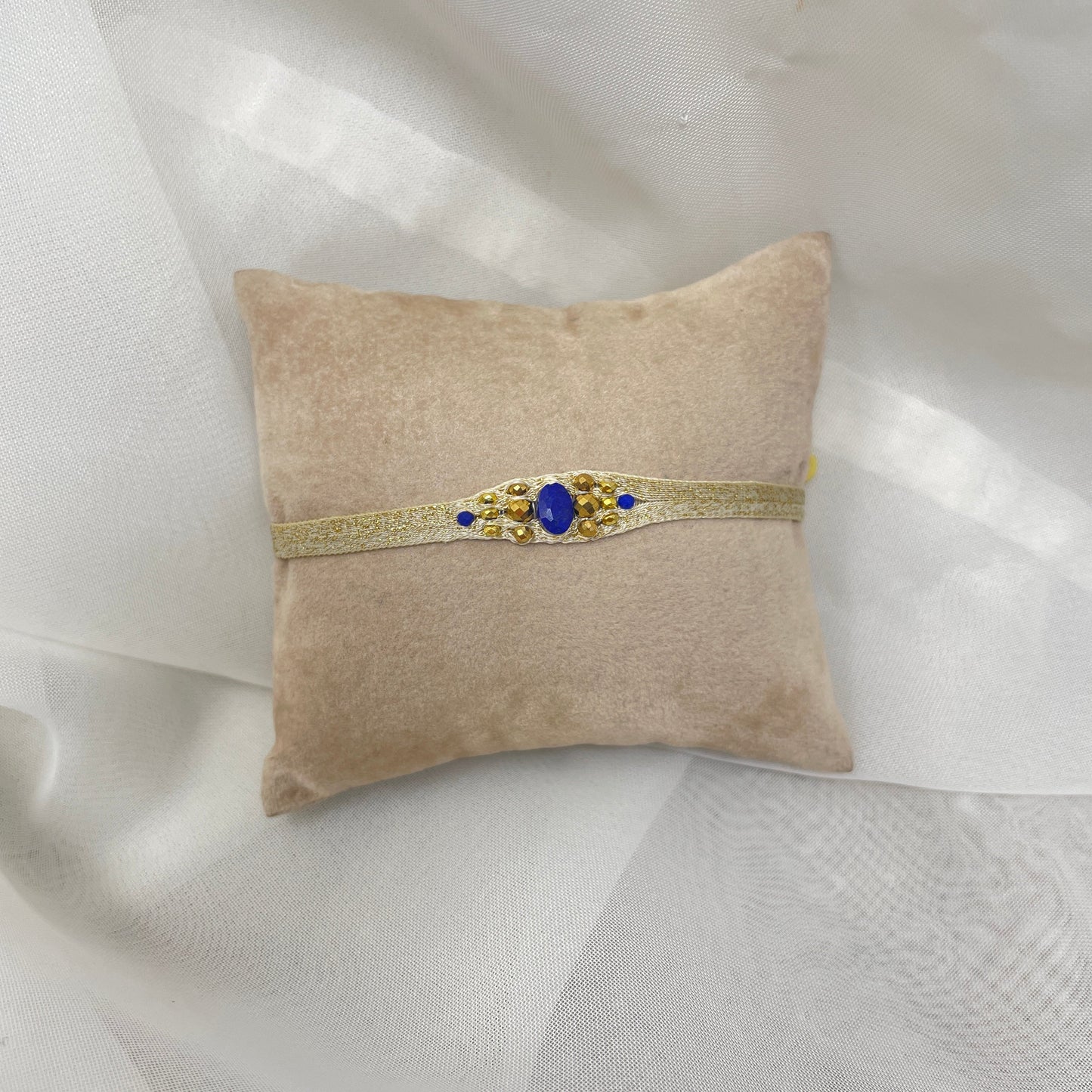 Bracciale Parigi pietre semi preziose regolabile