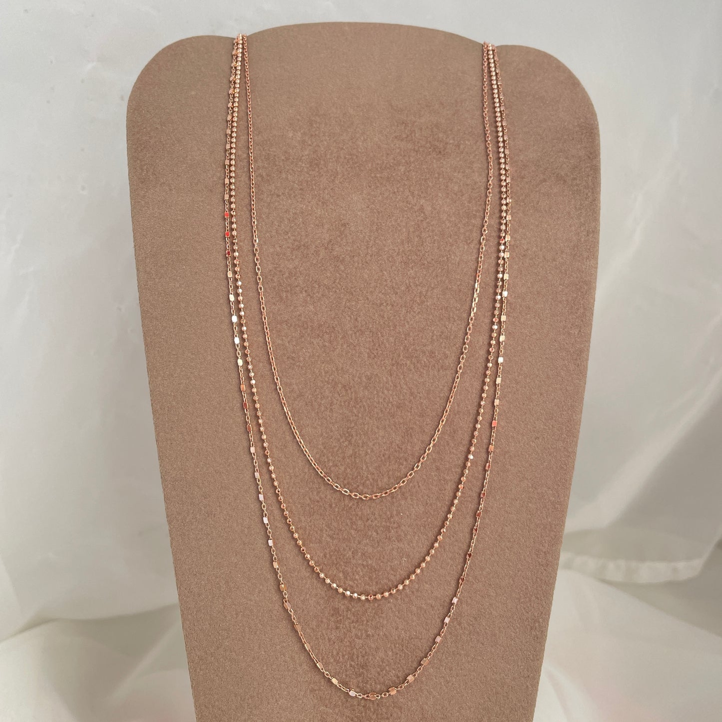 Collana tre fili Essenziale - Lumiere Bijoux