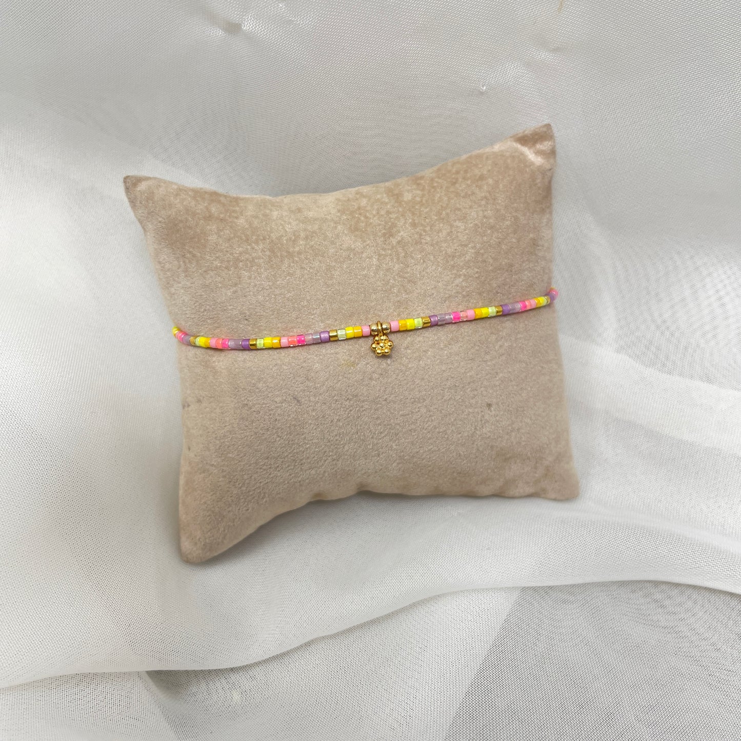 Bracciale Parigi COLORS esclusivo con perle miyuki - regolabile - Lumiere Bijoux