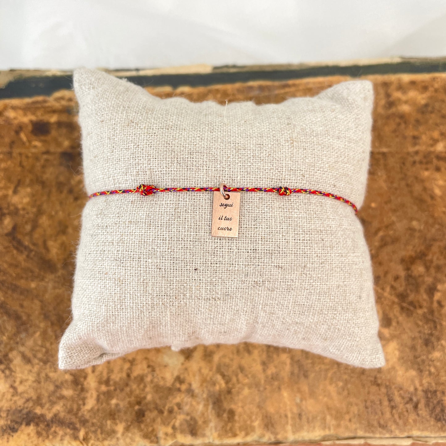 Bracciale cordino regolabile con frase emozionale - Lumiere Bijoux