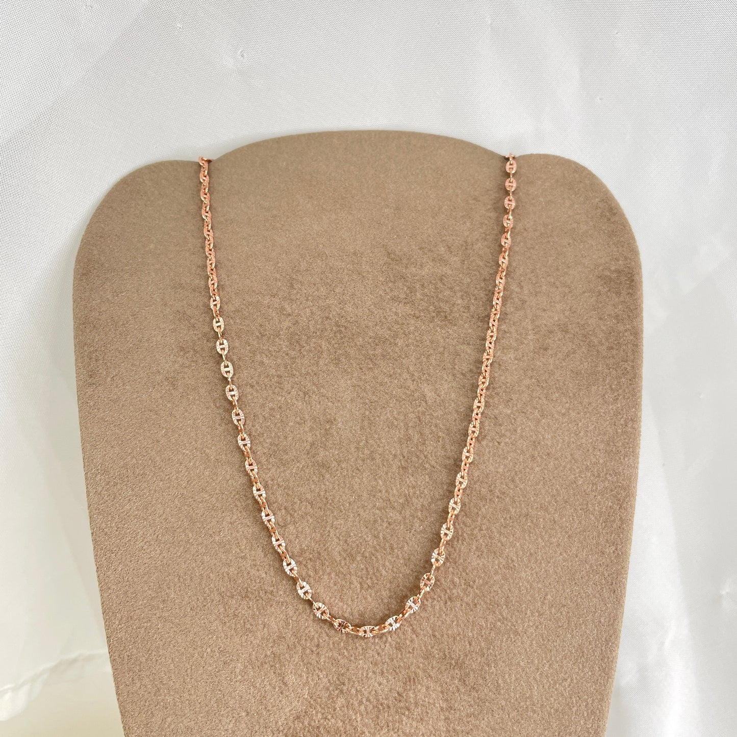 Collana nodi intrecciati diamantati cm 33 - Lumiere Bijoux