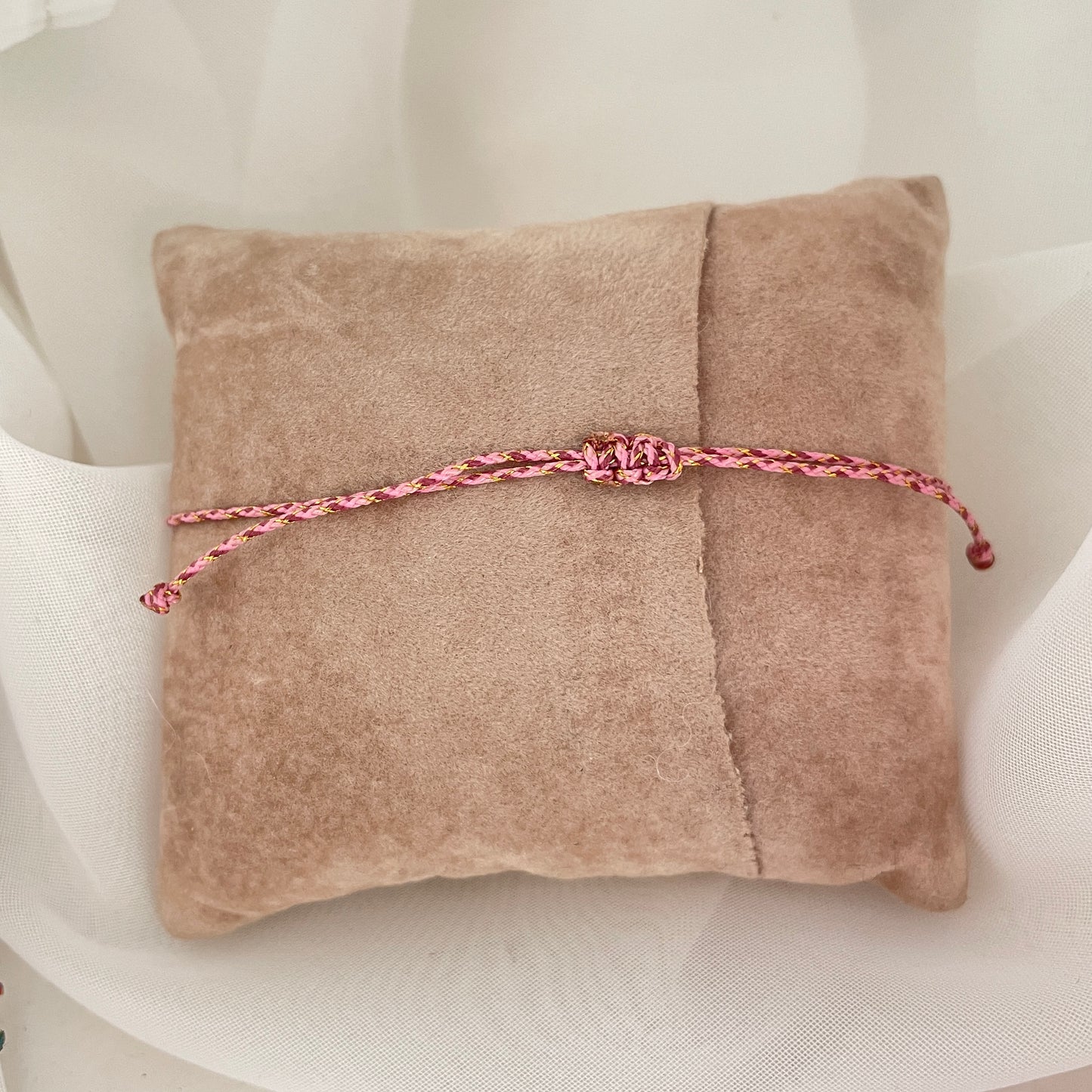 Bracciale cordino regolabile con frase emozionale - Lumiere Bijoux