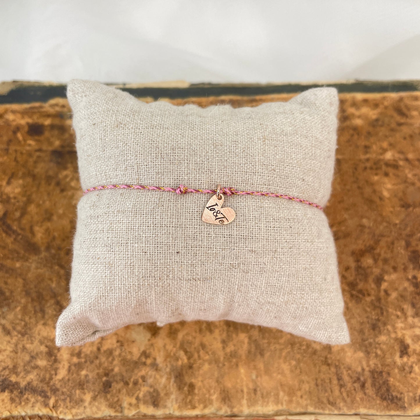 Bracciale cordino regolabile con frase emozionale - Lumiere Bijoux