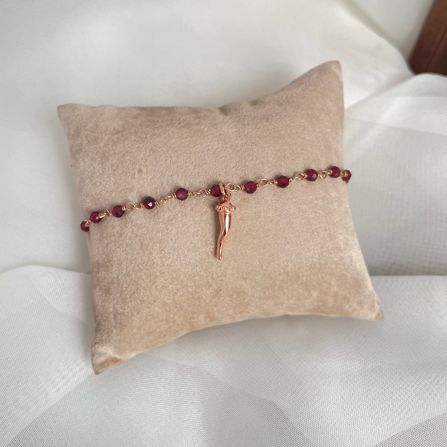 Bracciale cristalli e pendente cm 17 - pezzi unici - Lumiere Bijoux