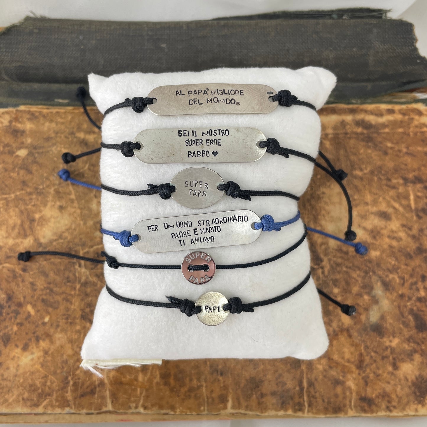 Bracciale regolabile con cordino nautico Festa del papà - Lumiere Bijoux