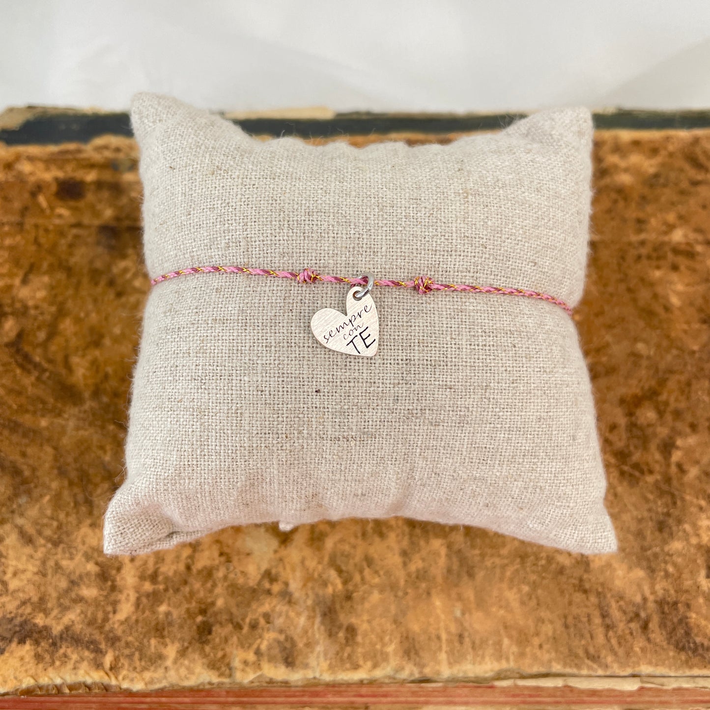 Bracciale cordino regolabile con frase emozionale - Lumiere Bijoux