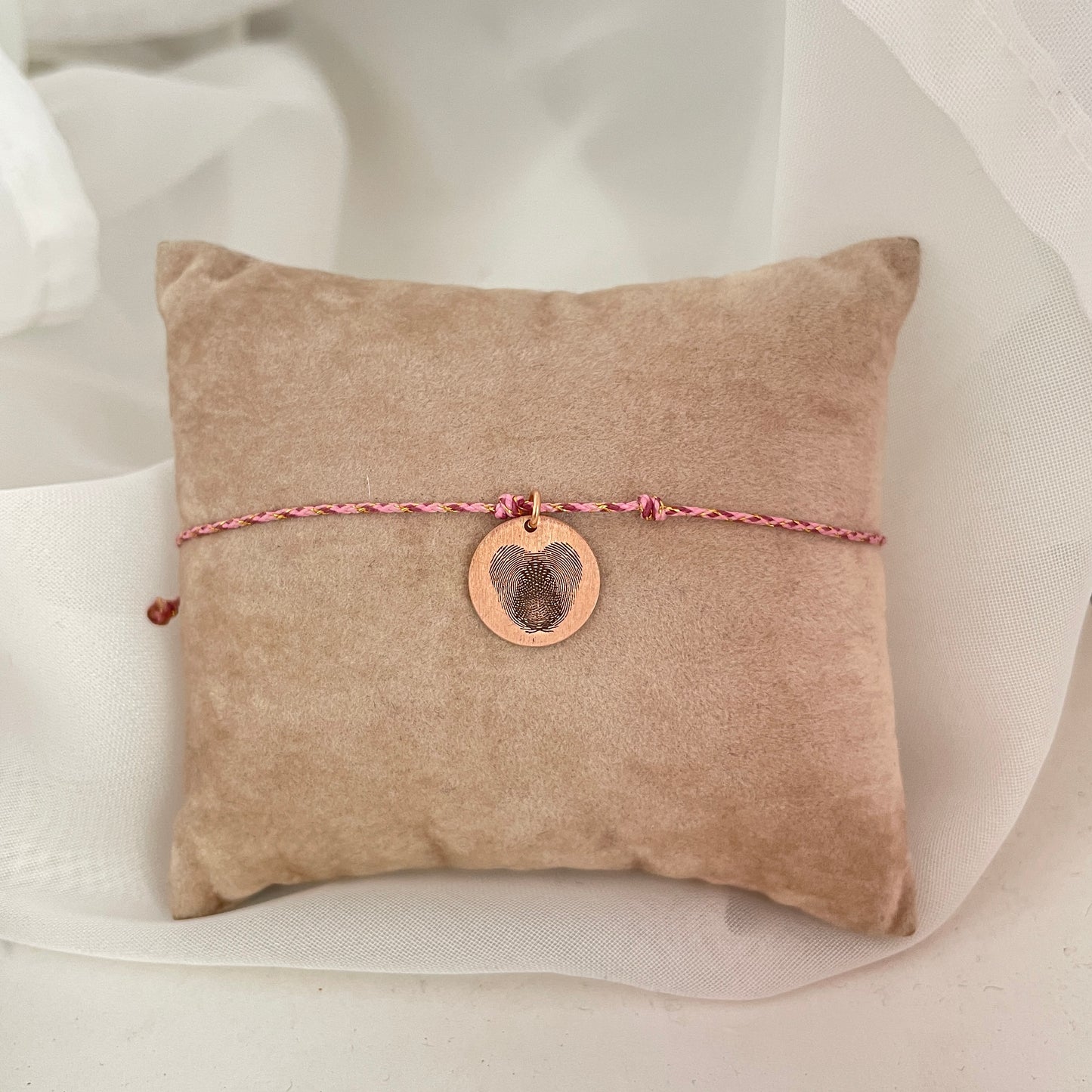 Bracciale cordino regolabile con frase emozionale - Lumiere Bijoux