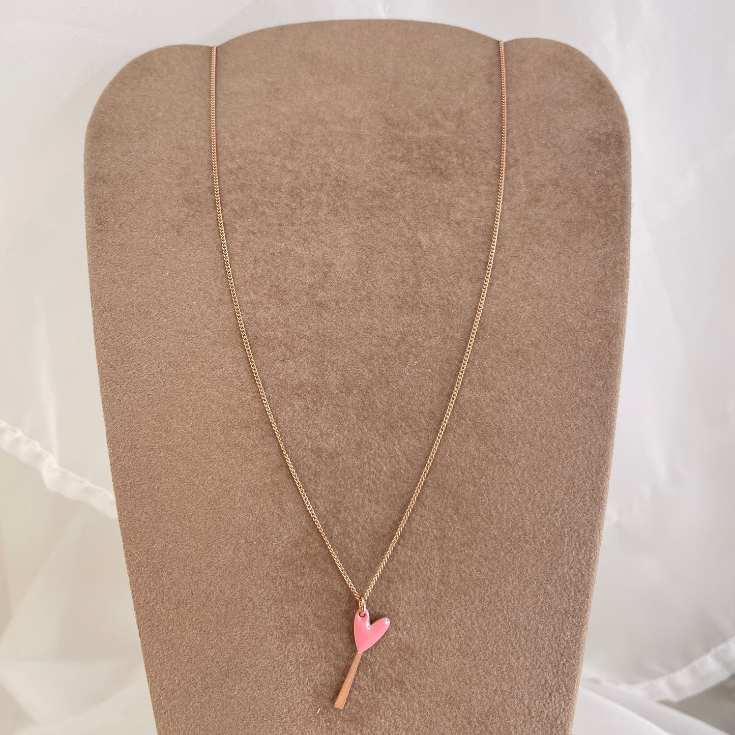 Collana catena grumette con palloncino smaltato cm 50 - Lumiere Bijoux