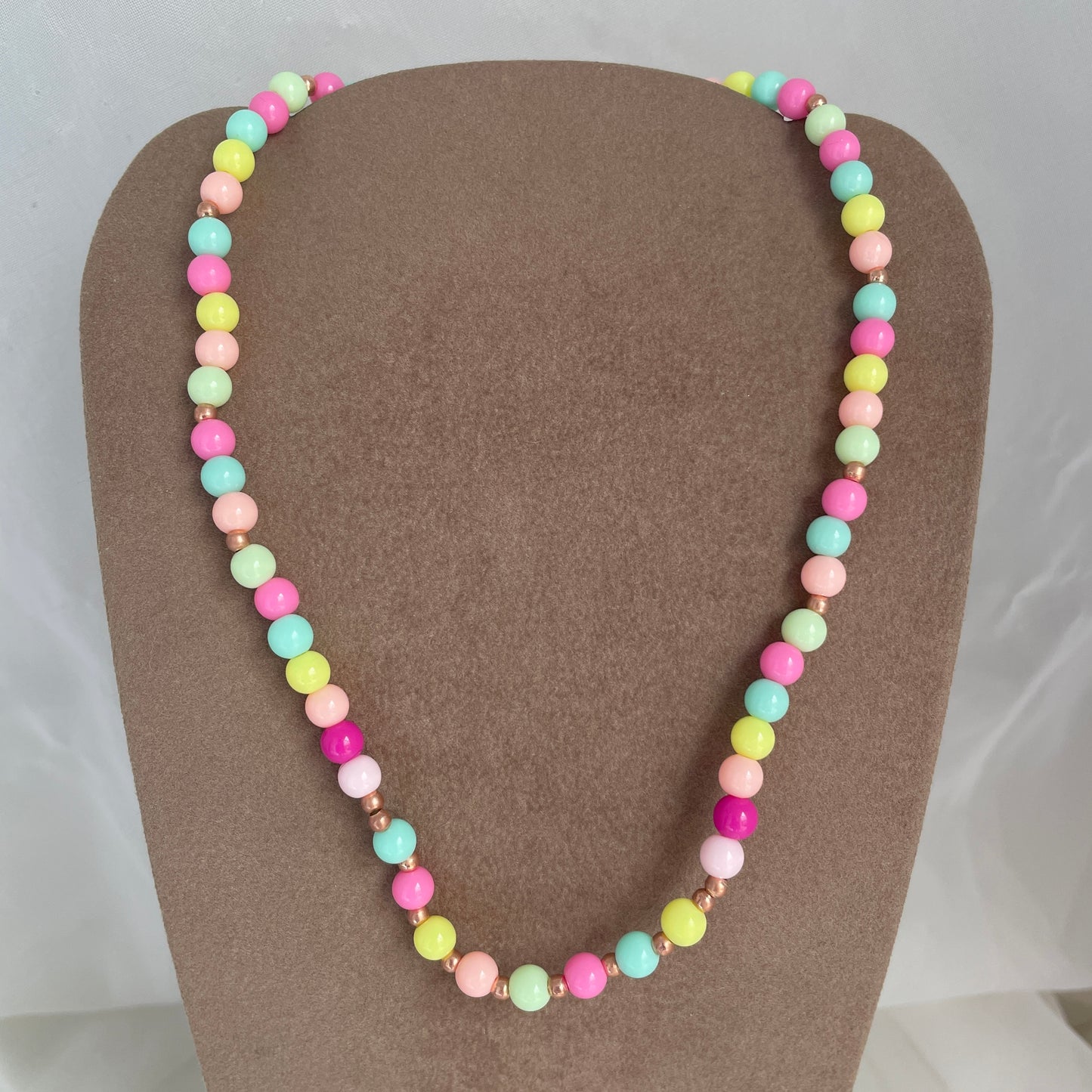 Collana sfere colorate cm 39 - pezzo unico - Lumiere Bijoux