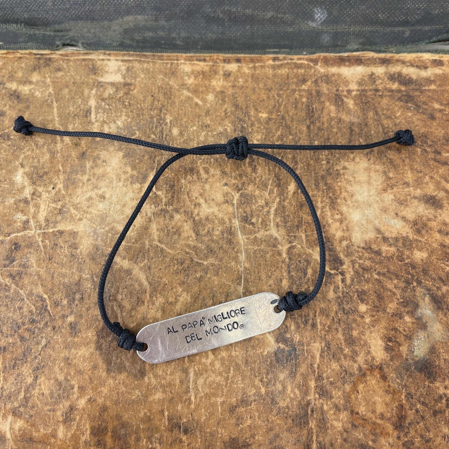 Bracciale regolabile con cordino nautico Festa del papà - Lumiere Bijoux