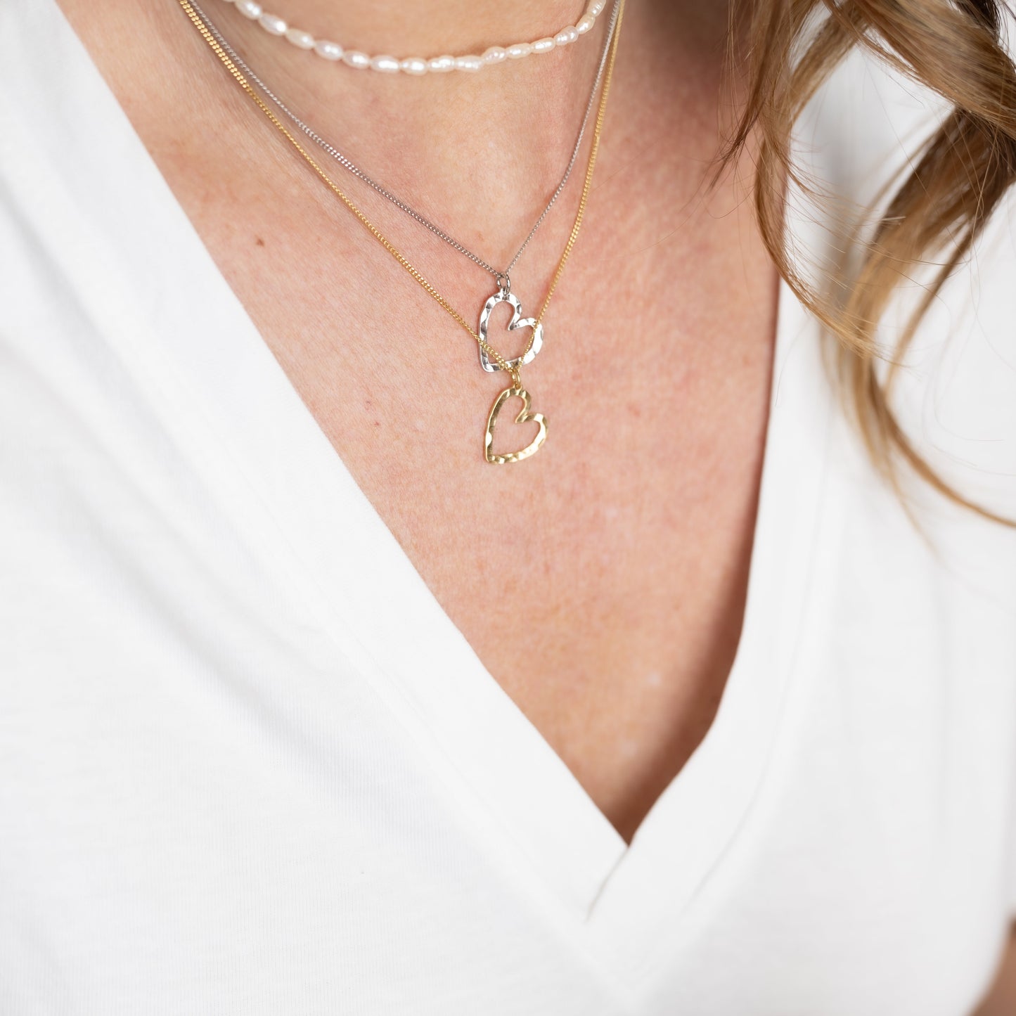 Collana cuore Nini vuoto - Lumiere Bijoux