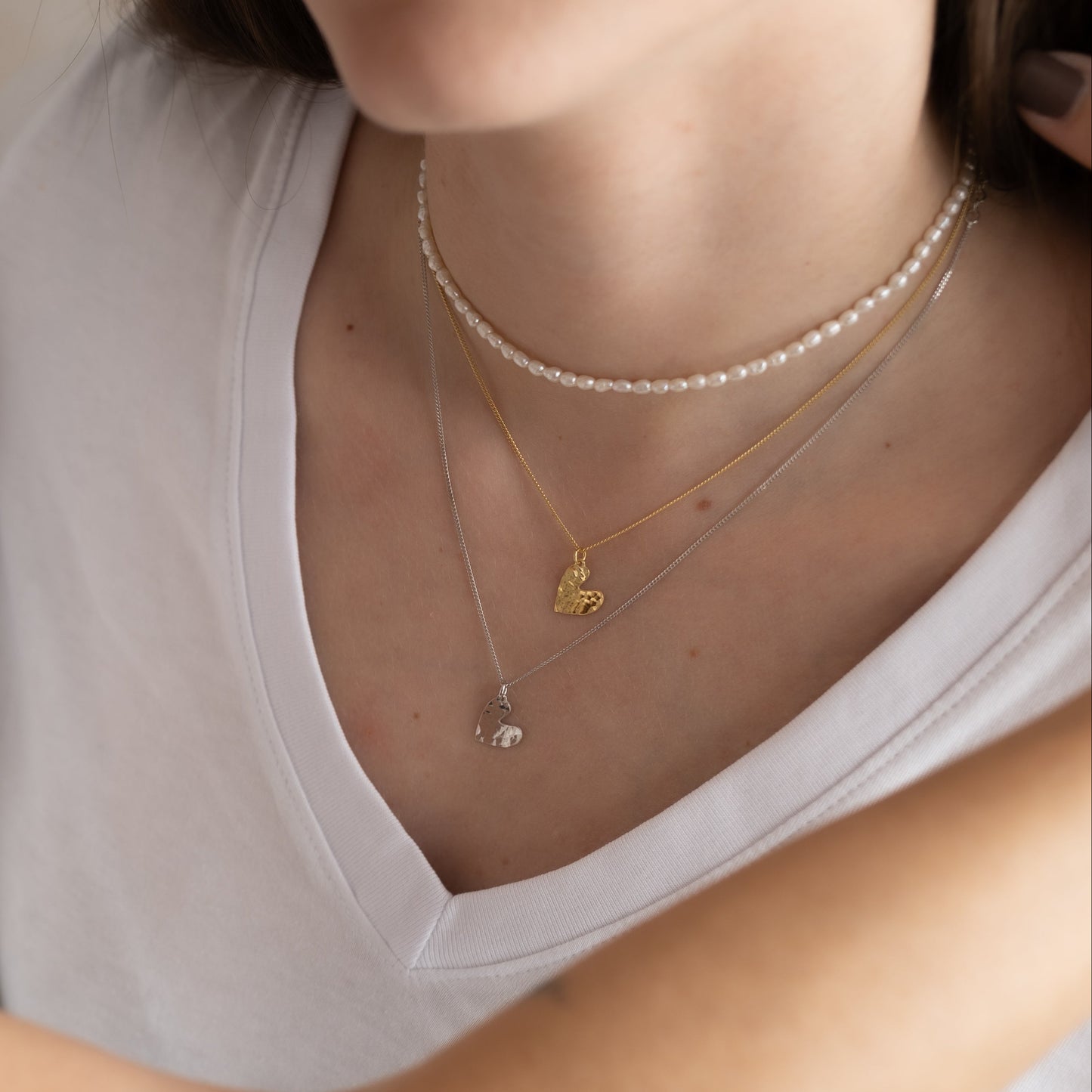 Collana cuore Nini pieno - Lumiere Bijoux