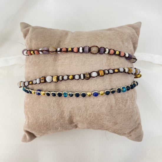 Cavigliera Catena Argento Con Perle Pendenti - Foto 3