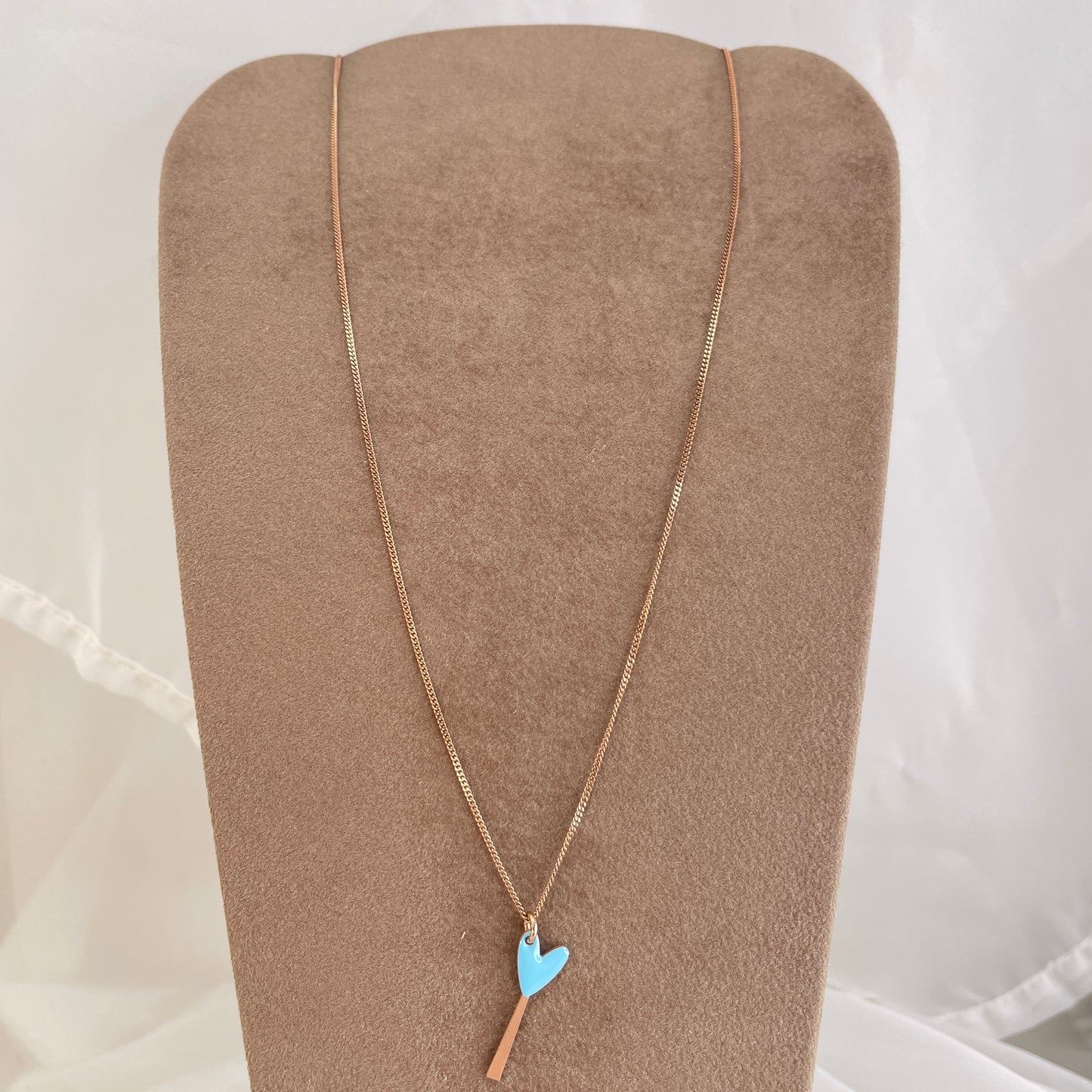 Collana catena grumette con palloncino smaltato cm 50 - Lumiere Bijoux