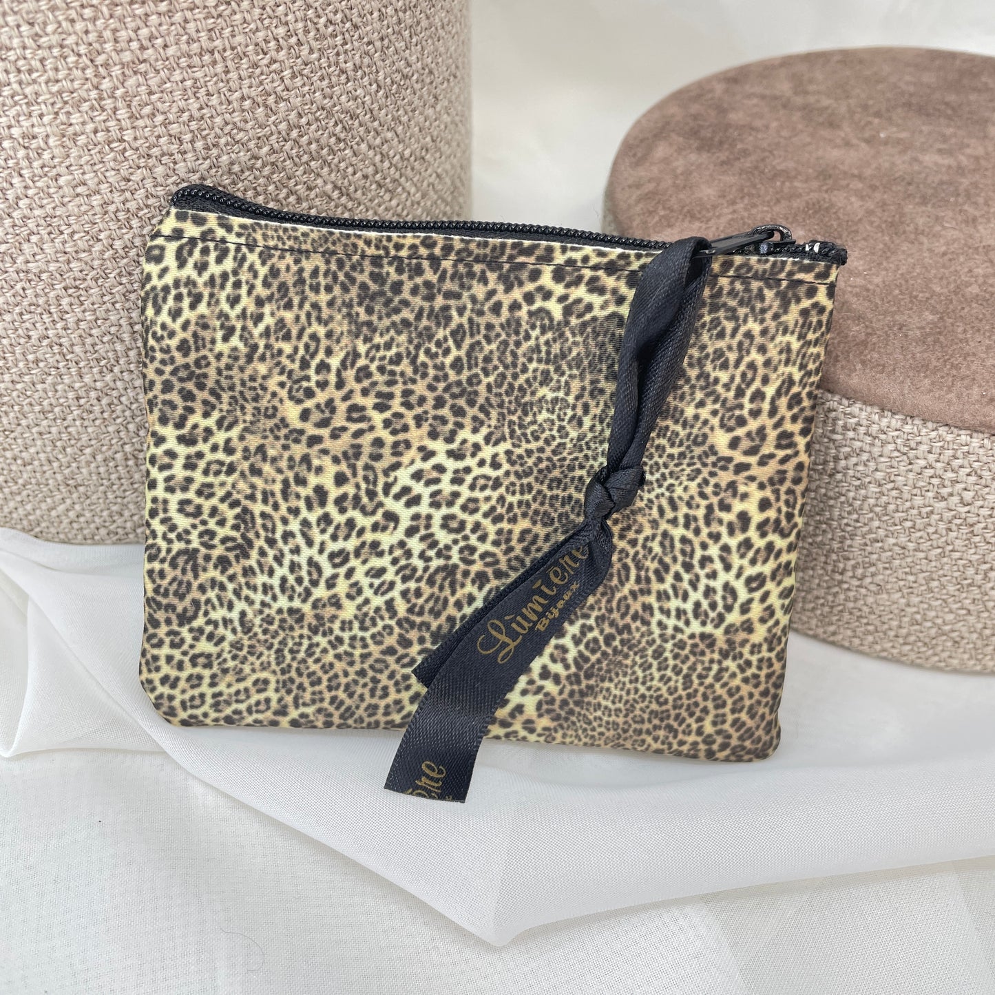 Pochette con zip Lumiere Bijoux in tessuto - Lumiere Bijoux