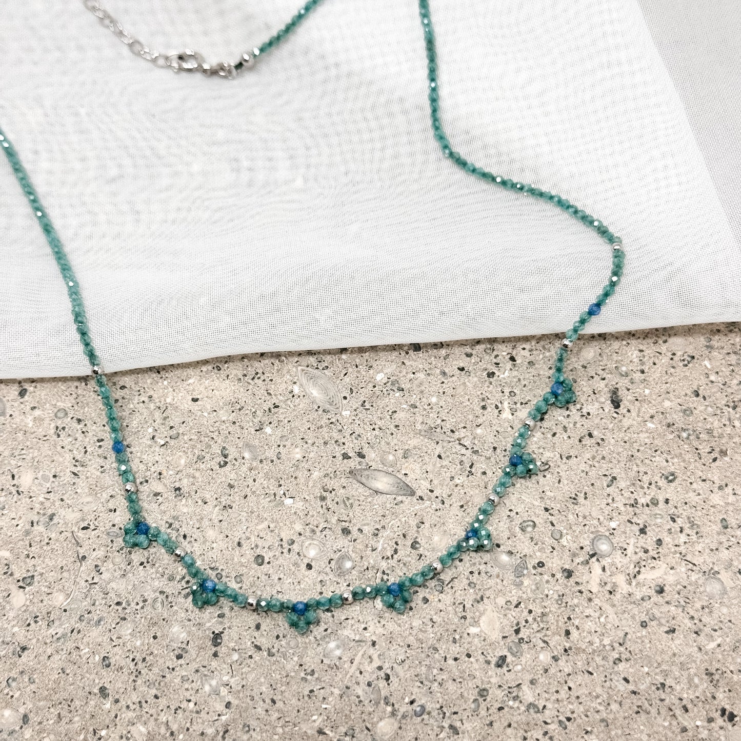 Collana in perline Miyuki a fiore cm 40 Lùmière Bijoux | Collezione Sapore di Mare - Lumiere Bijoux