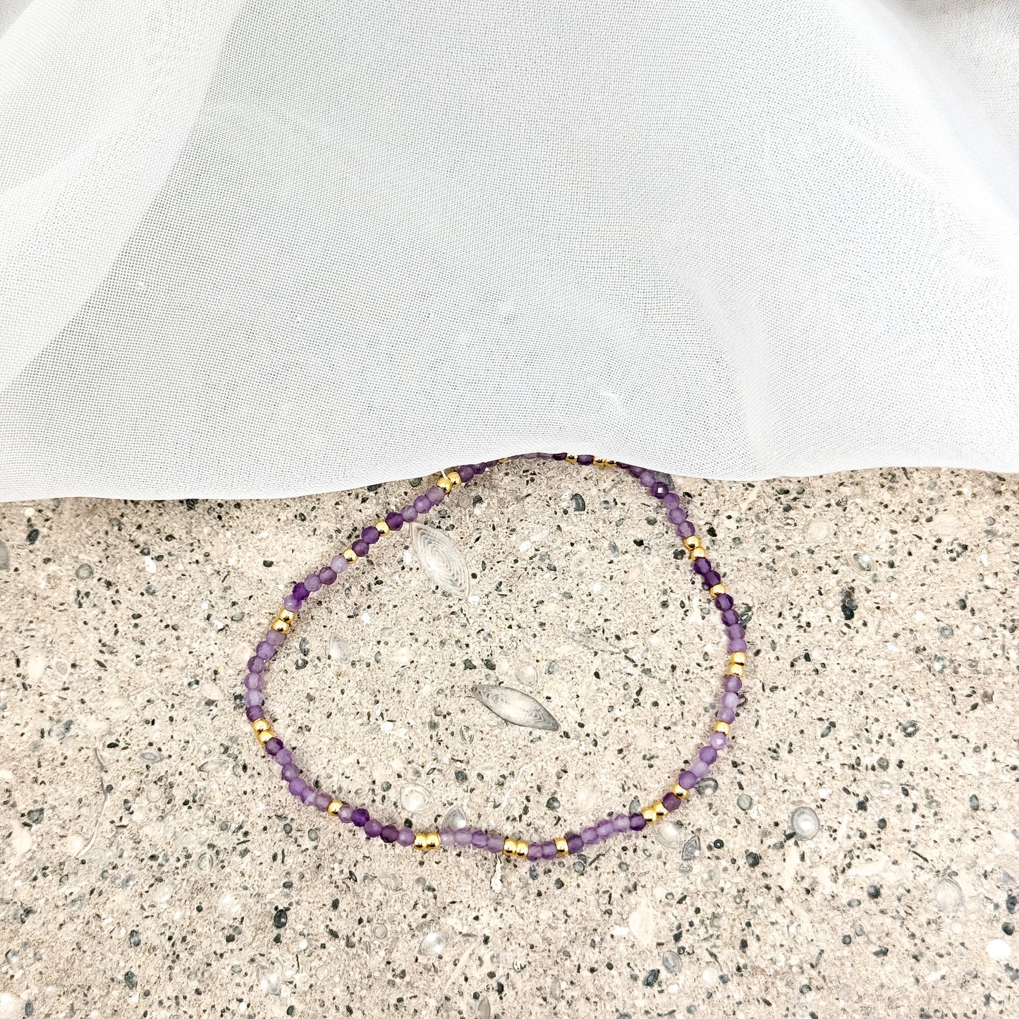 Bracciale elastico perle miyuki multicolore - Lumiere Bijoux