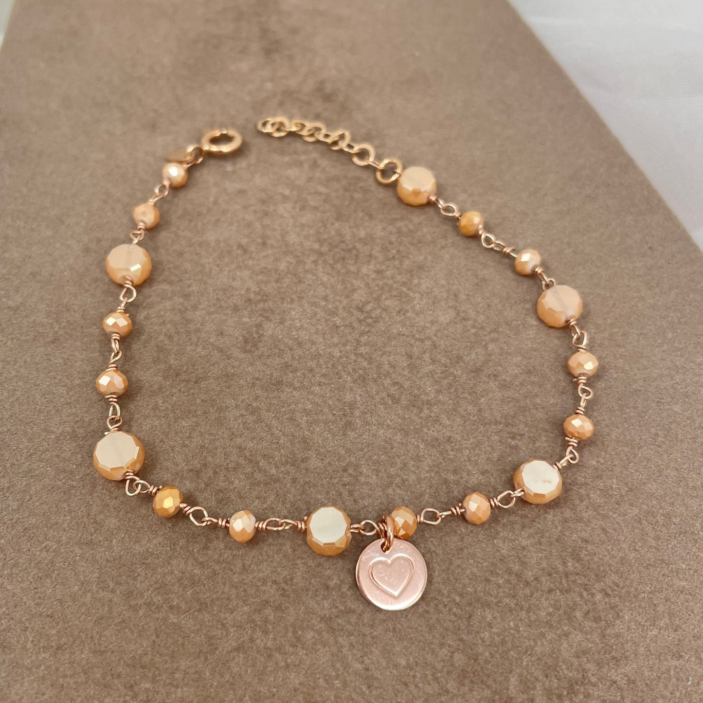 Bracciale cristalli multiforme e pendente cm 17 - pezzi unici
