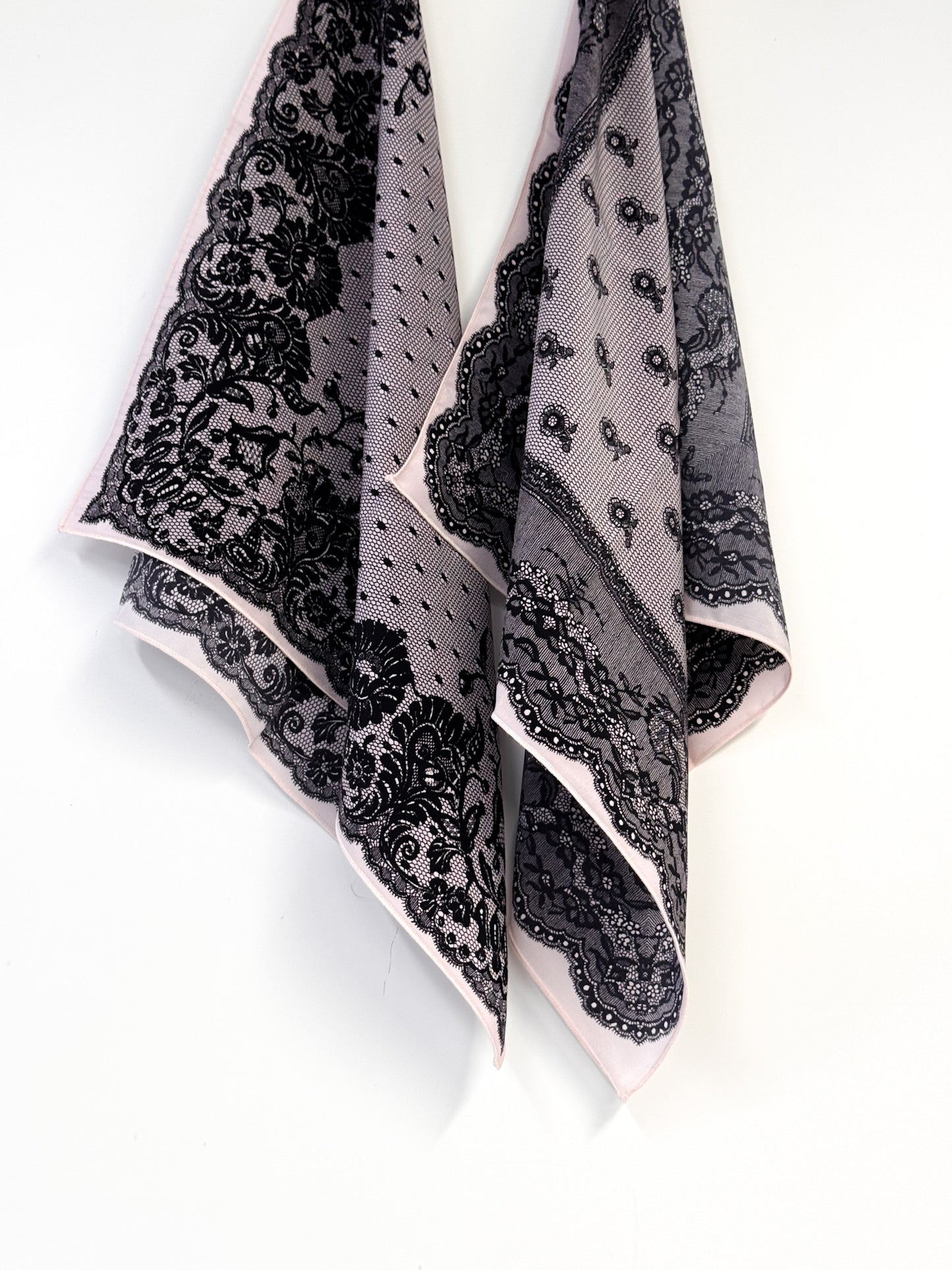 Foulard 100% seta - Effetto Pizzo - Lumiere Bijoux