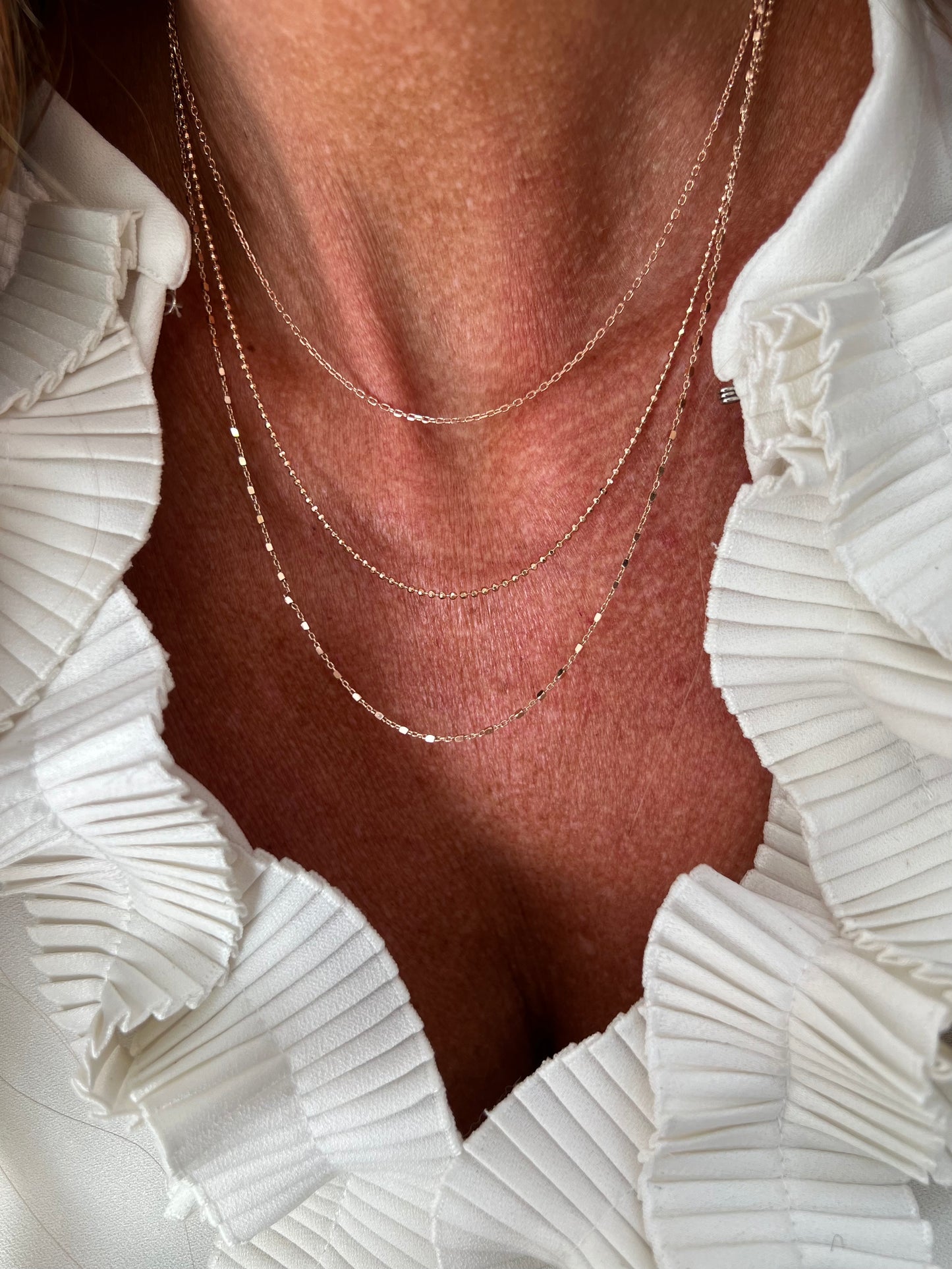Collana tre fili Essenziale - Lumiere Bijoux