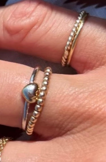 Anello cuore bombato oro - Lumiere Bijoux