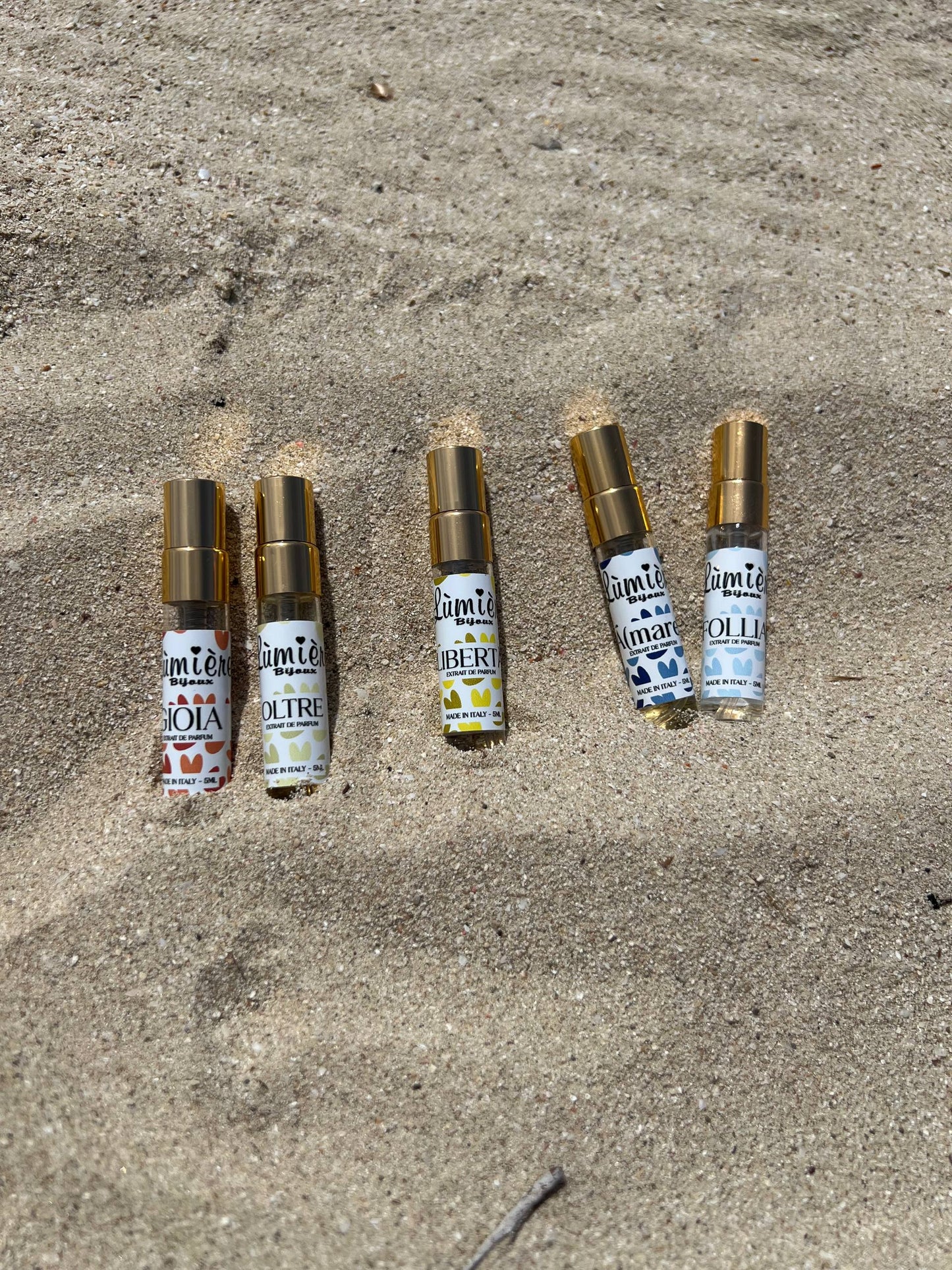 Profumi PER L'ESTATE - 5 ml - kit scoperta - Lumiere Bijoux