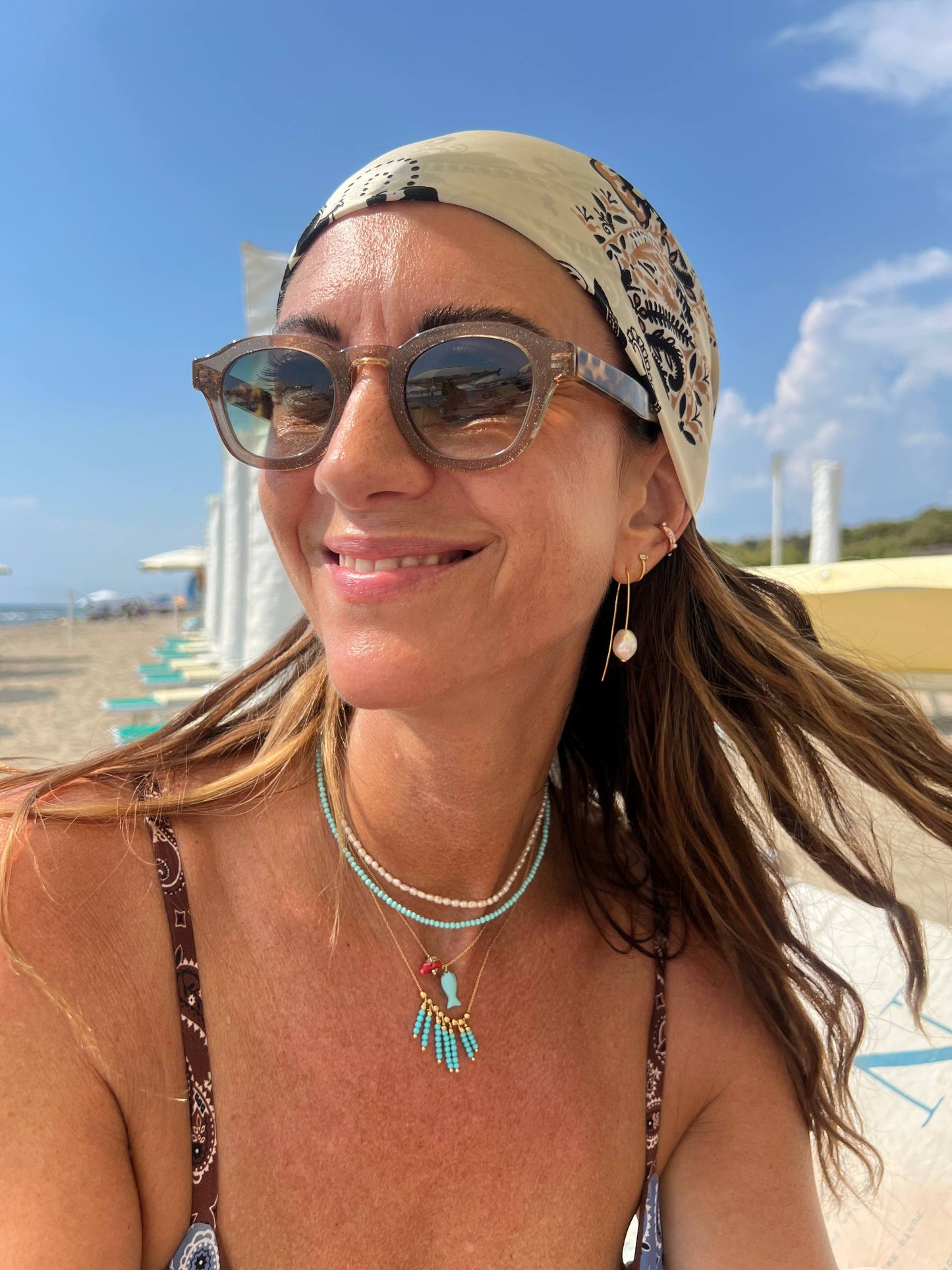 Coppia orecchini cerchietto con zircone rettangolare - Lumiere Bijoux