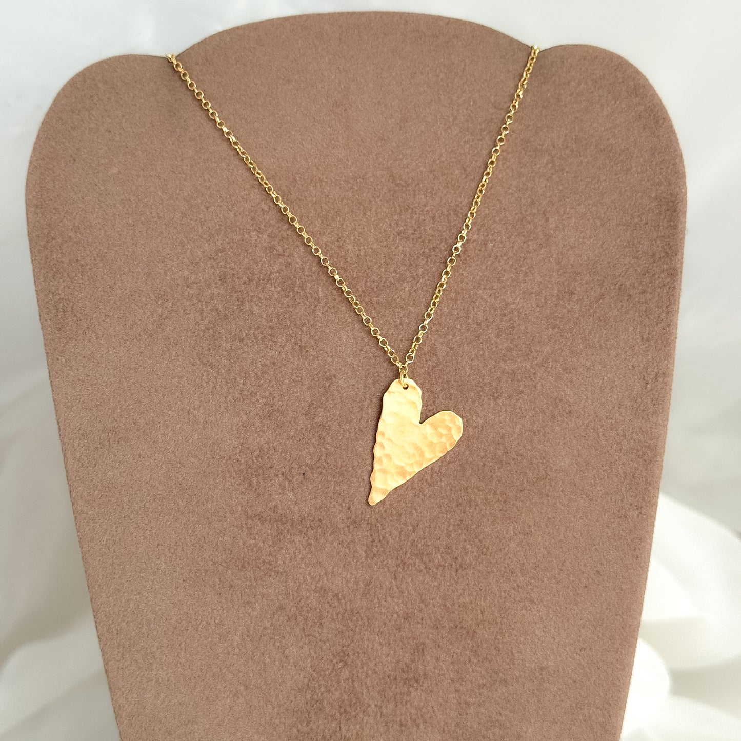 Collana cm 40 cuore Abbraccio da 2.5cm - Lumiere Bijoux
