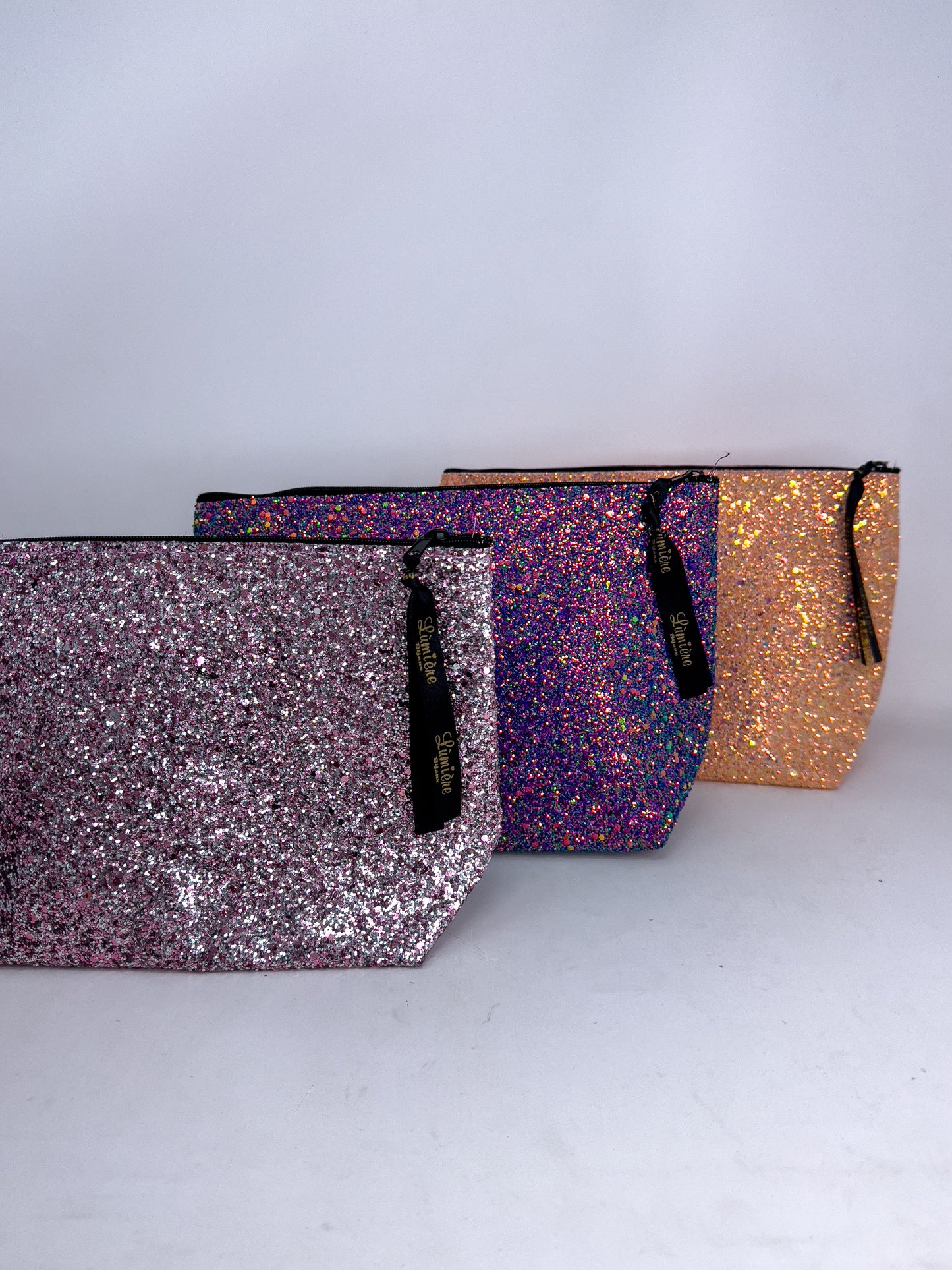 Pochette glitter grande