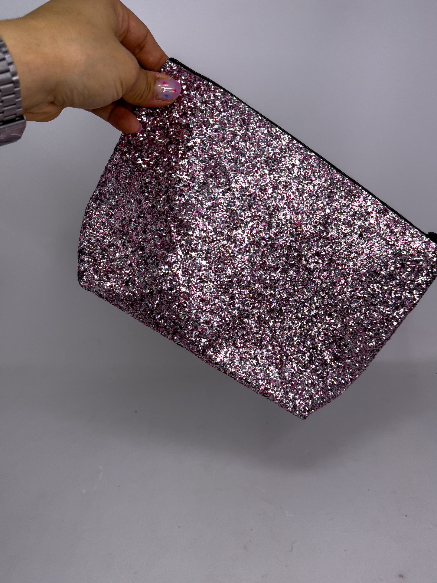 Pochette glitter grande