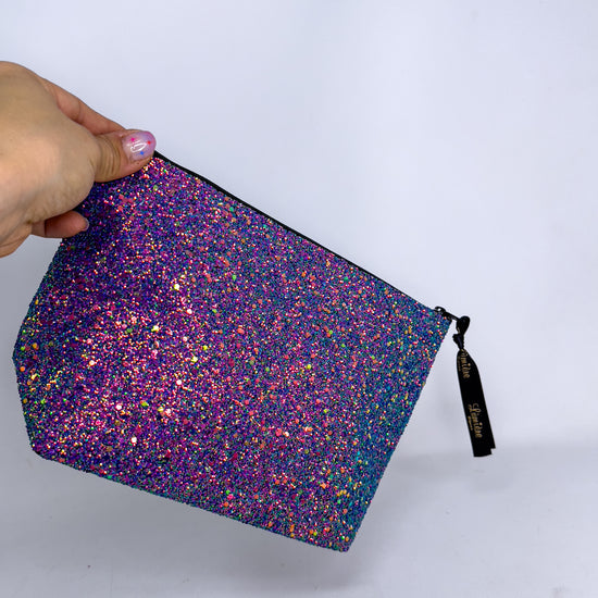 Pochette glitter grande