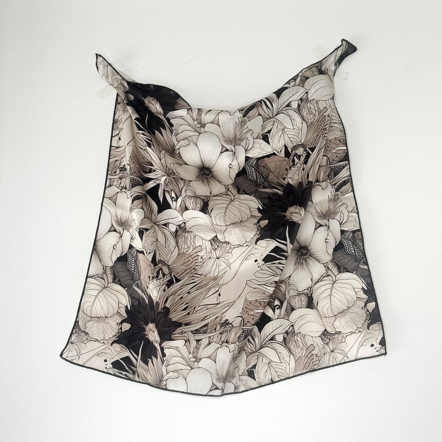 Foulard 100% seta - Equilibrio ribelle - Lumiere Bijoux