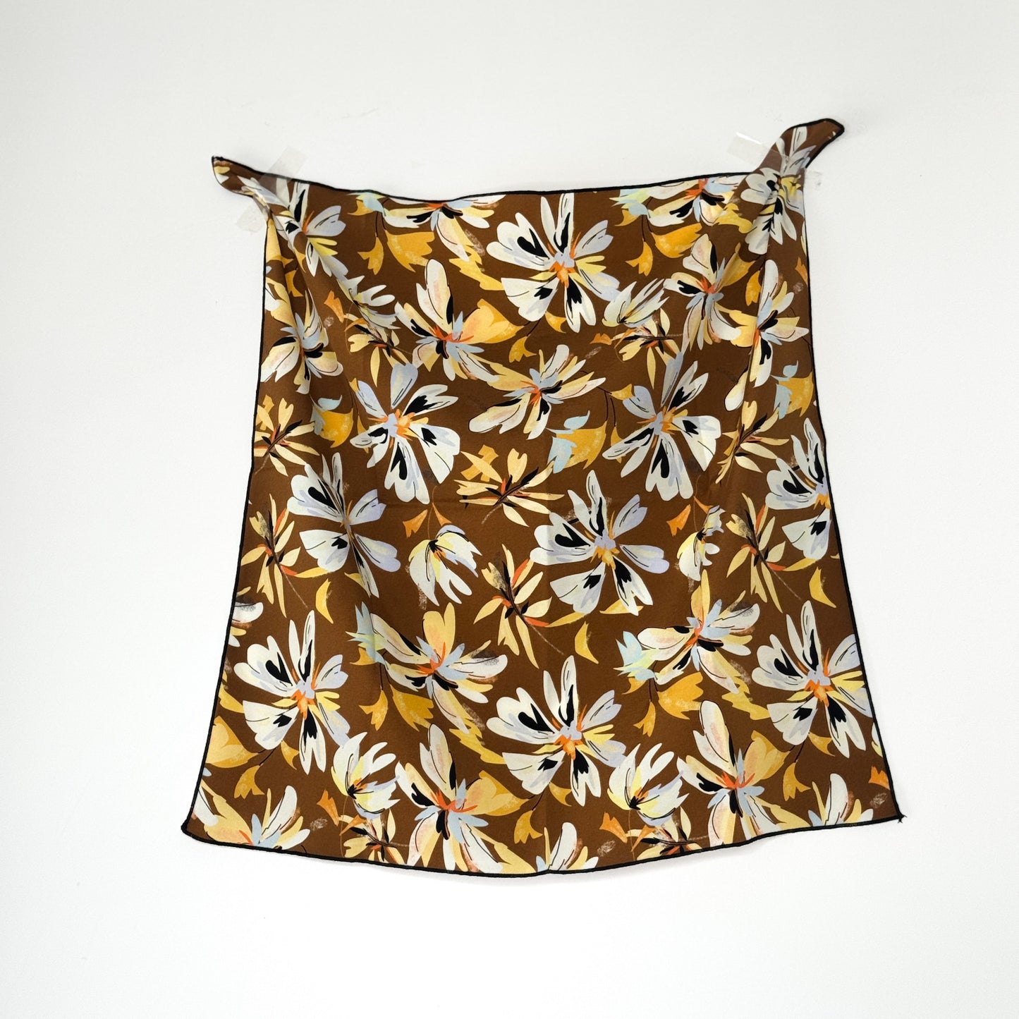 Foulard 100% seta - Fiori d'Ambra - Lumiere Bijoux