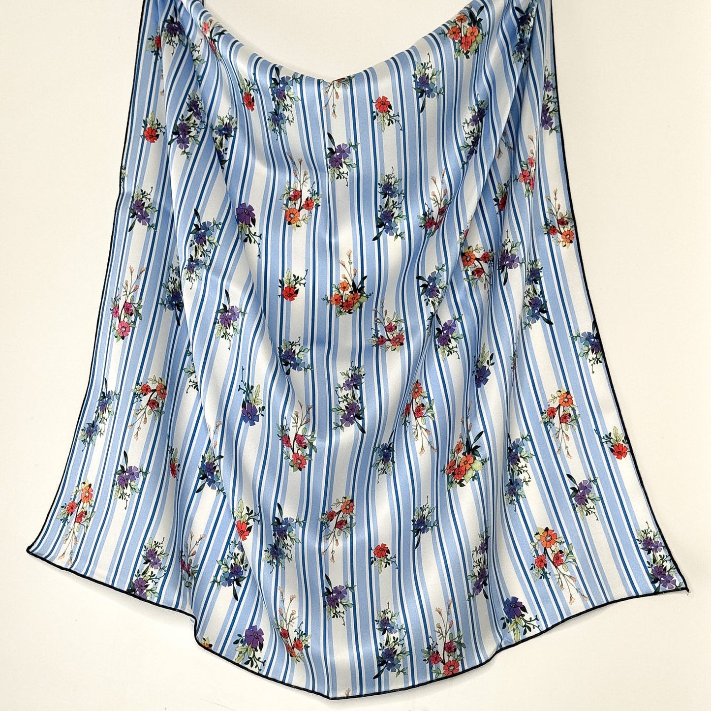 Foulard 100% seta - Flowers - Lumiere Bijoux