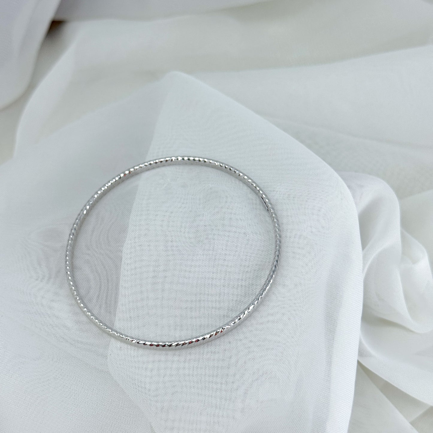 Bracciale rigido diamantato 0.3 cm - Pezzo Unico - Lumiere Bijoux