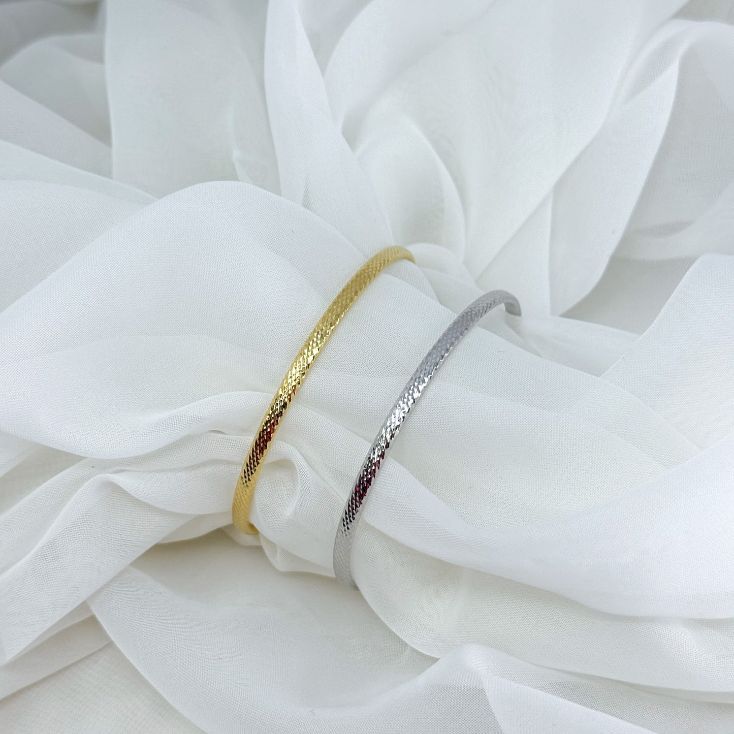 Bracciale rigido diamantato 0.3 cm - Pezzo Unico - Lumiere Bijoux