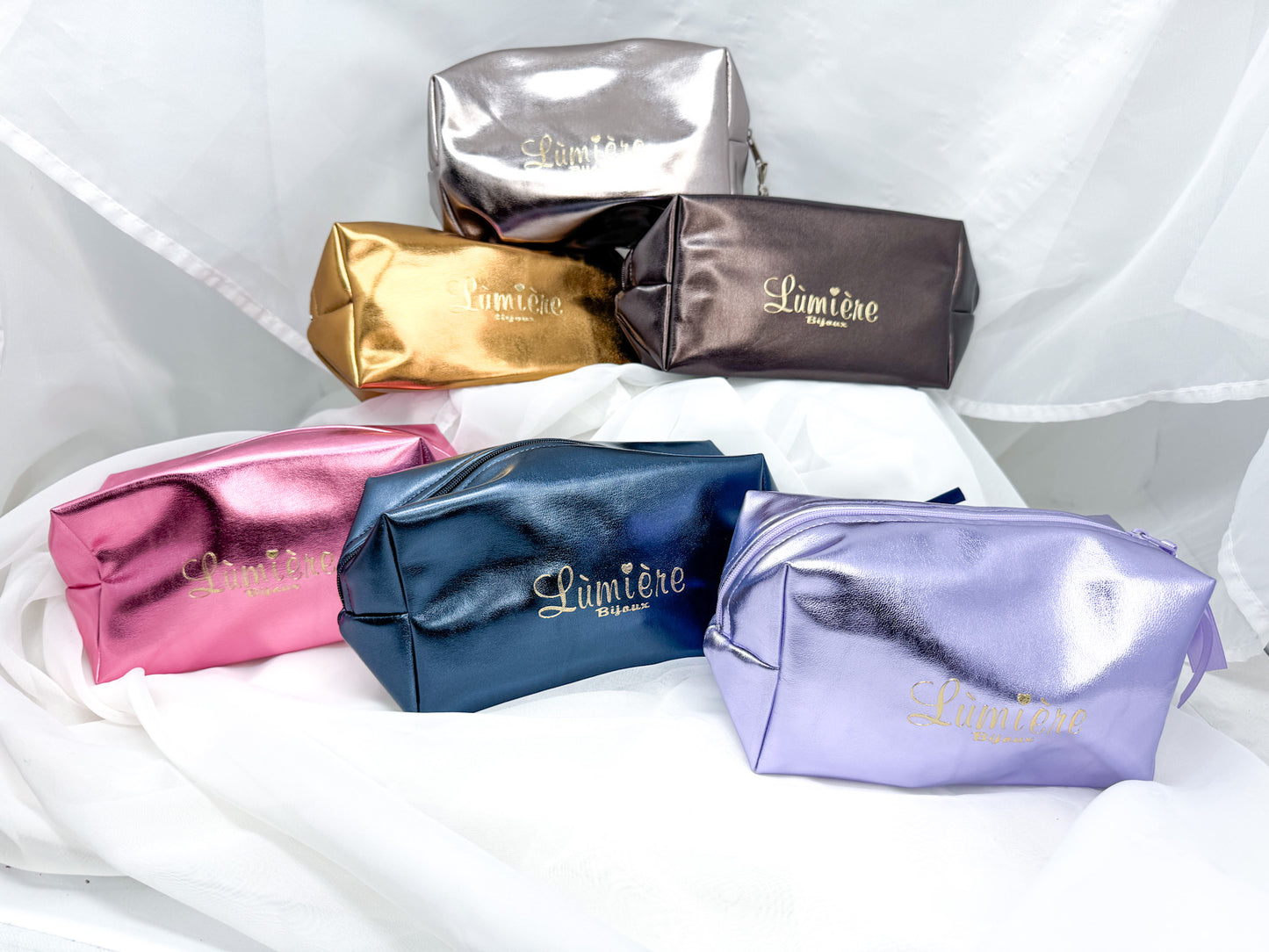 Beauty da borsetta metallizzato - Grande - Lumiere Bijoux