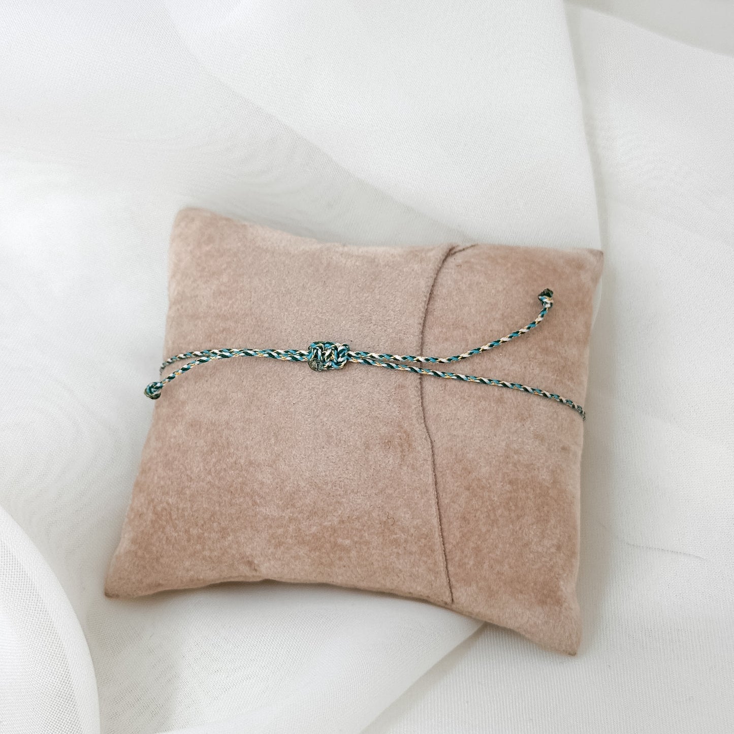Bracciale cordino cuore Nini pieno - Lumiere Bijoux