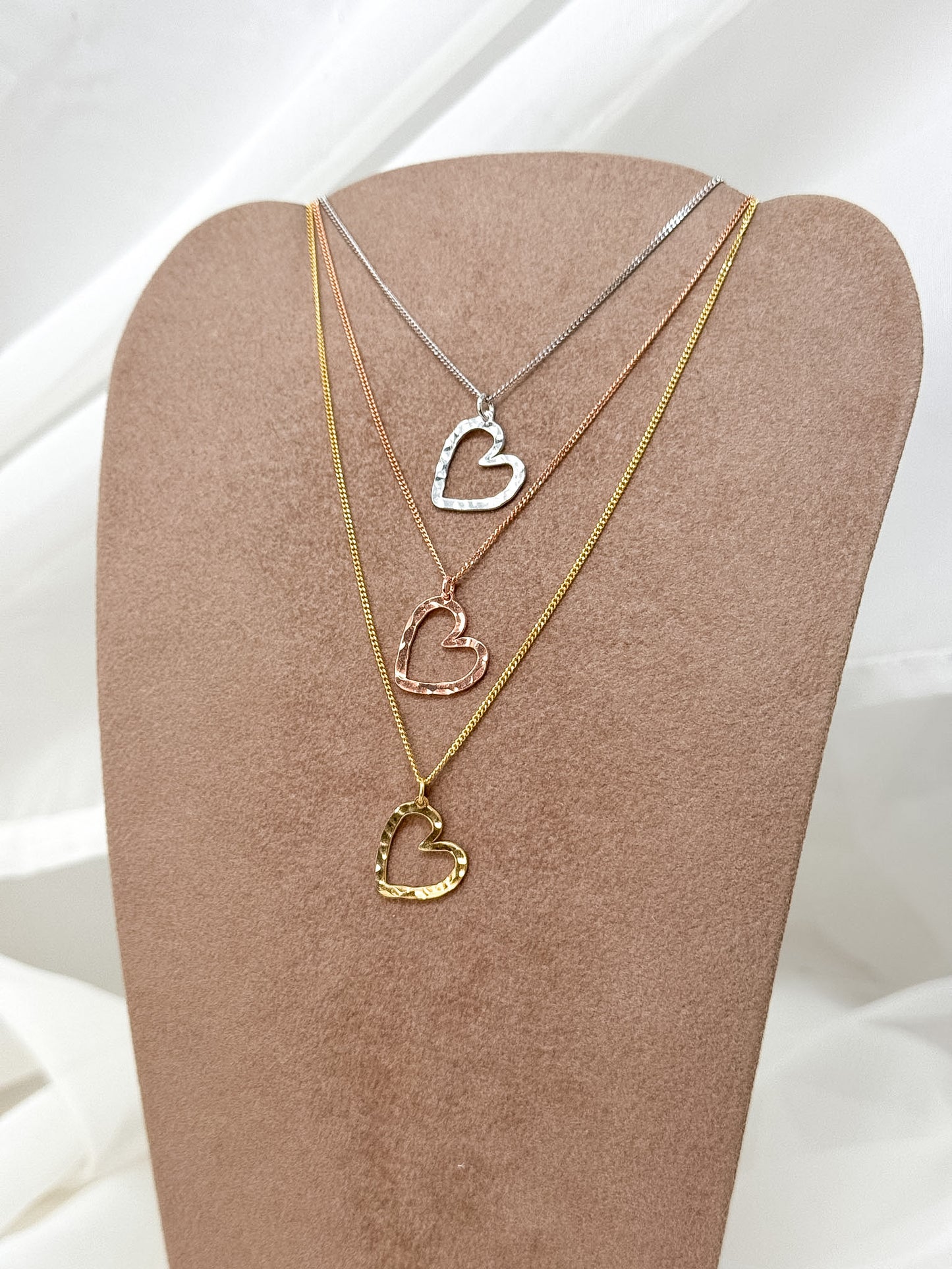 Collana cuore Nini vuoto - Lumiere Bijoux