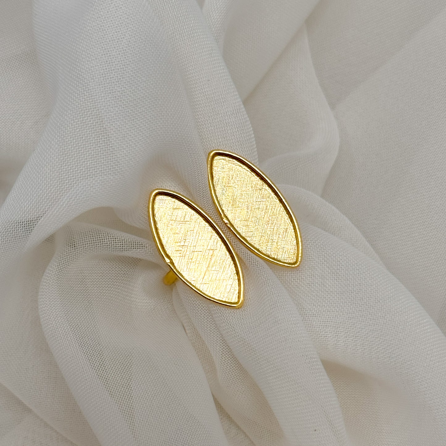 Anello foglia regolabile - Lumiere Bijoux