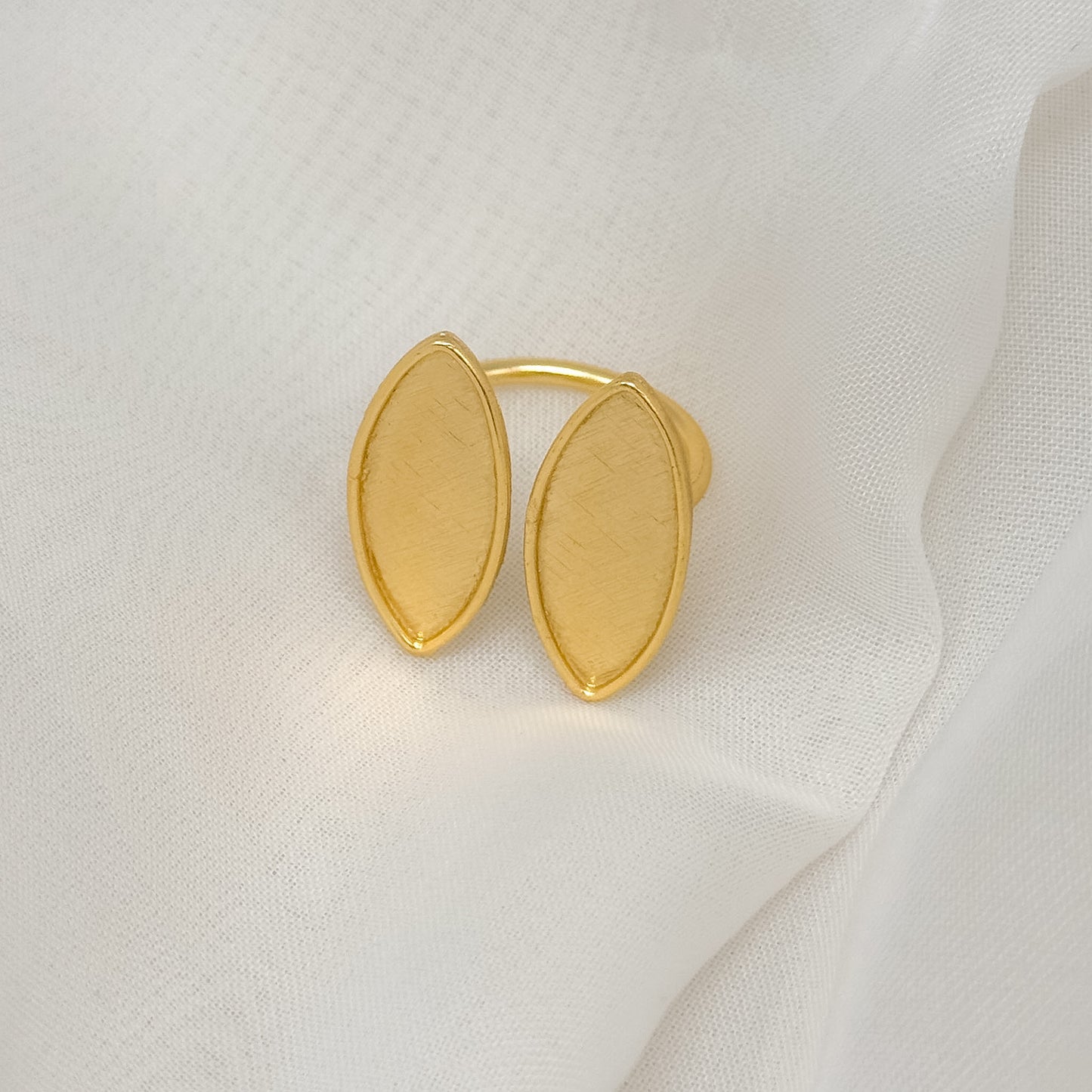 Anello foglia regolabile - Lumiere Bijoux
