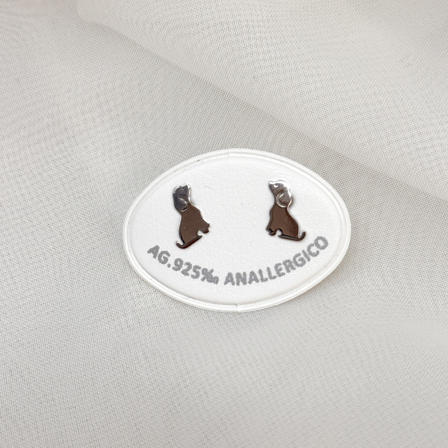 Coppia orecchini lobo cagnolino - Lumiere Bijoux