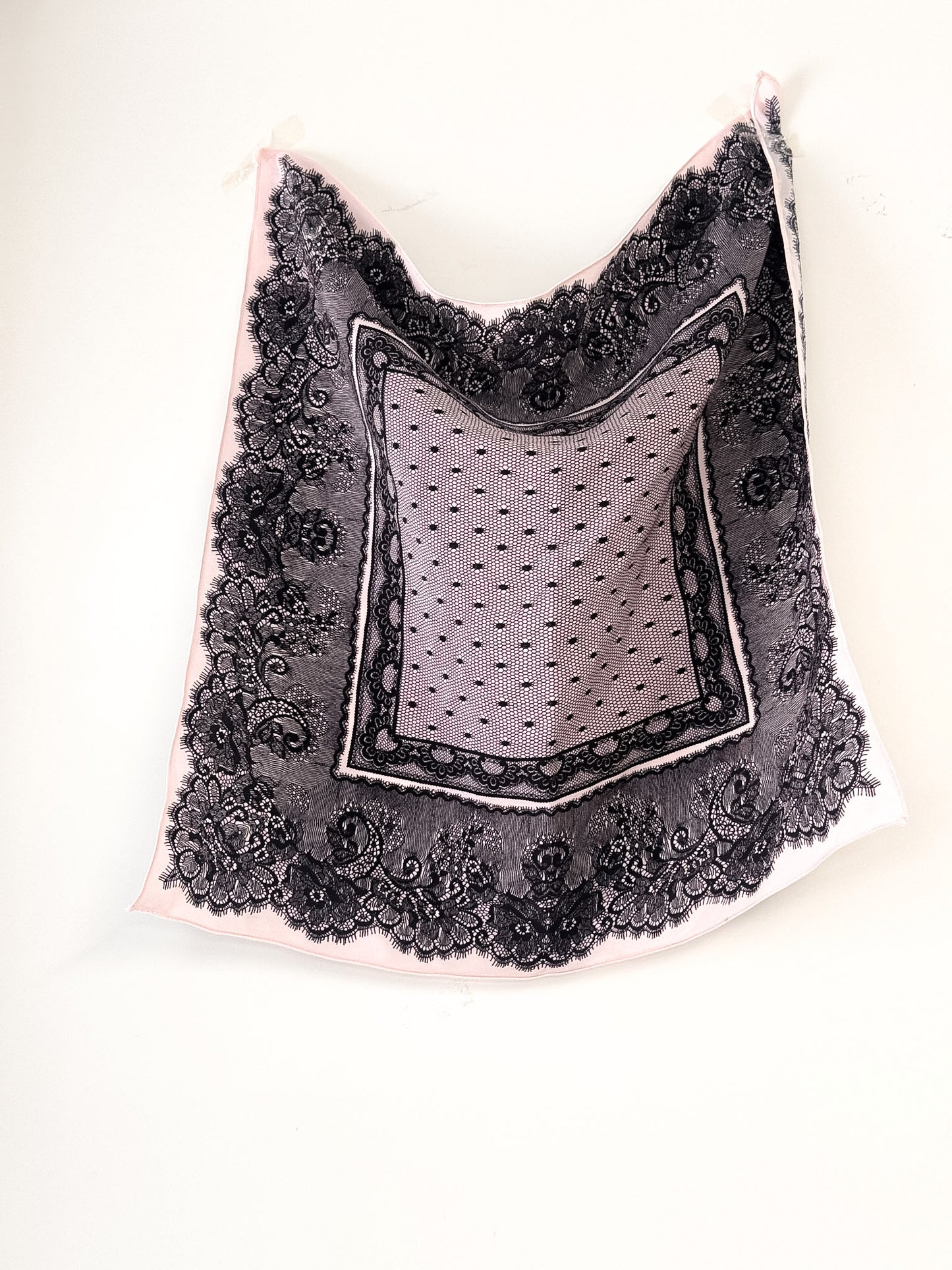 Foulard 100% seta - Effetto Pizzo - Lumiere Bijoux