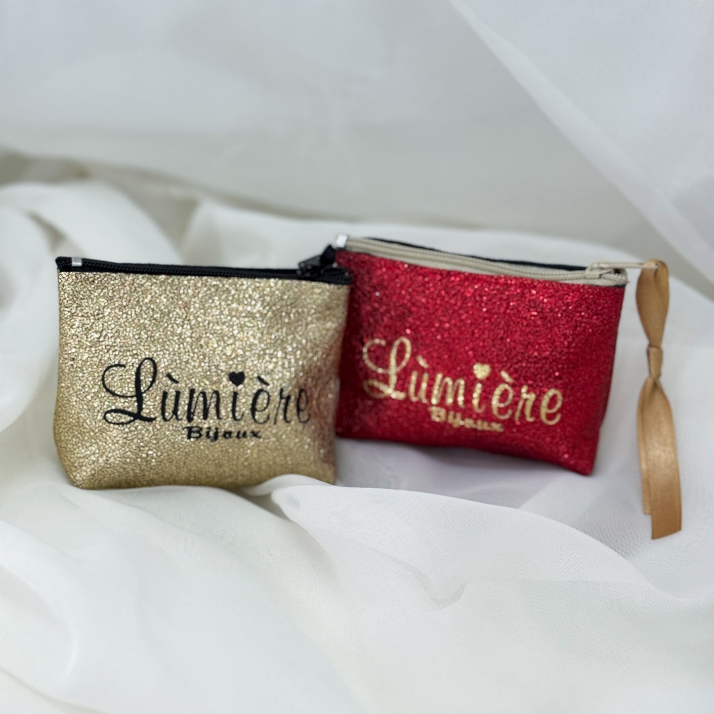 Portamonete in tessuto metallizzato - Lumiere Bijoux