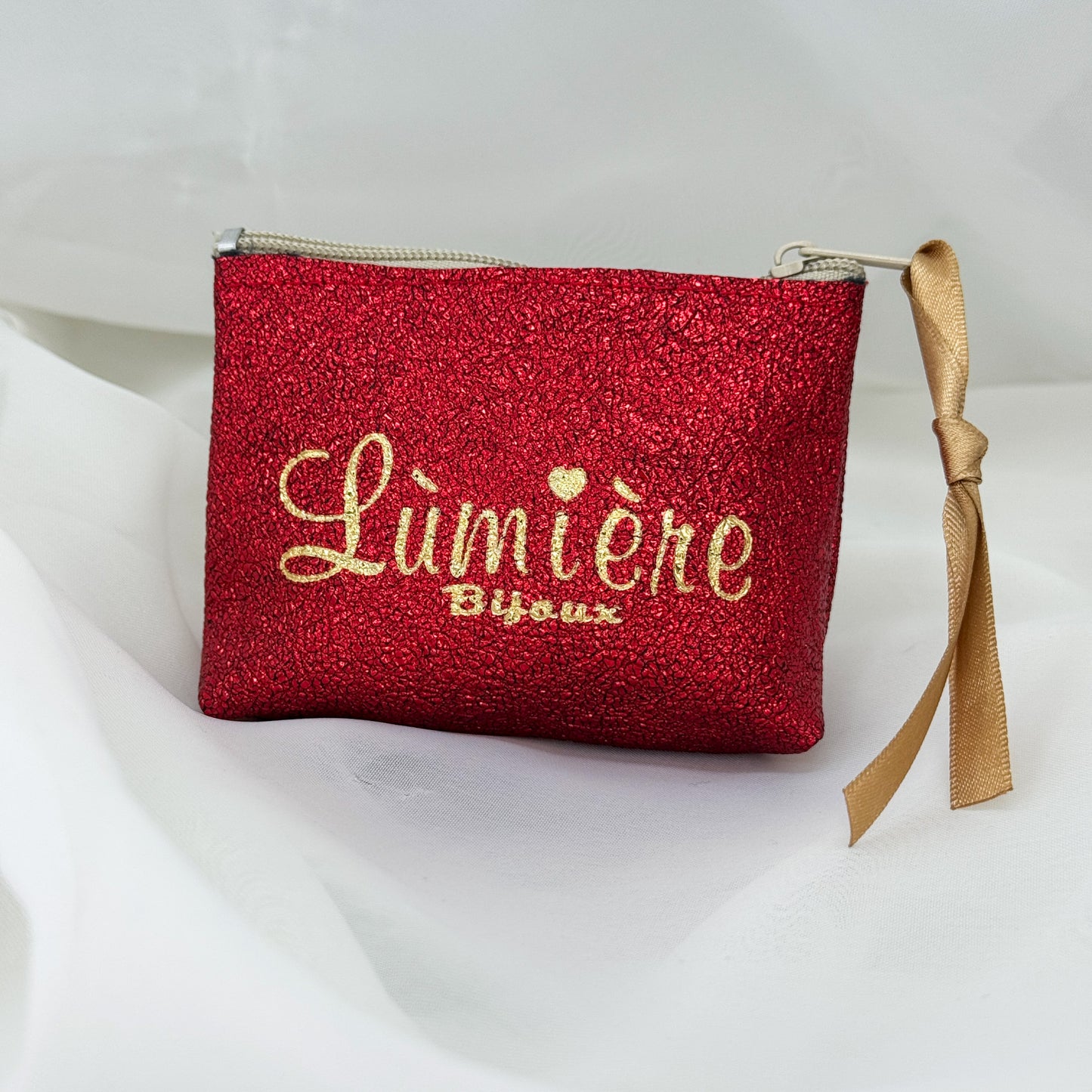 Portamonete in tessuto metallizzato - Lumiere Bijoux